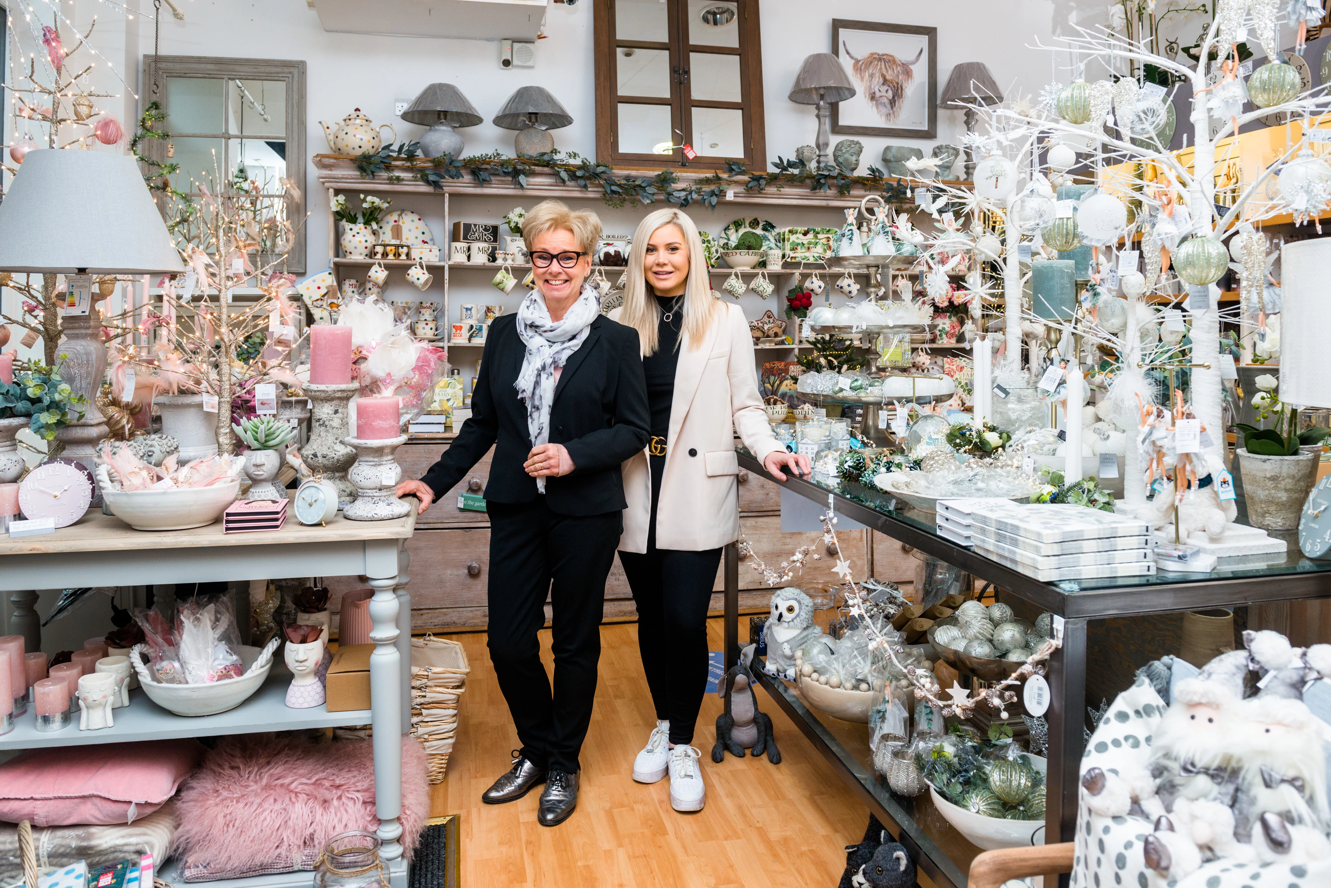 Clare & Hannah Bishop, owners of Cornucopia in Worcester, Britain's Best Small Shop of 2020