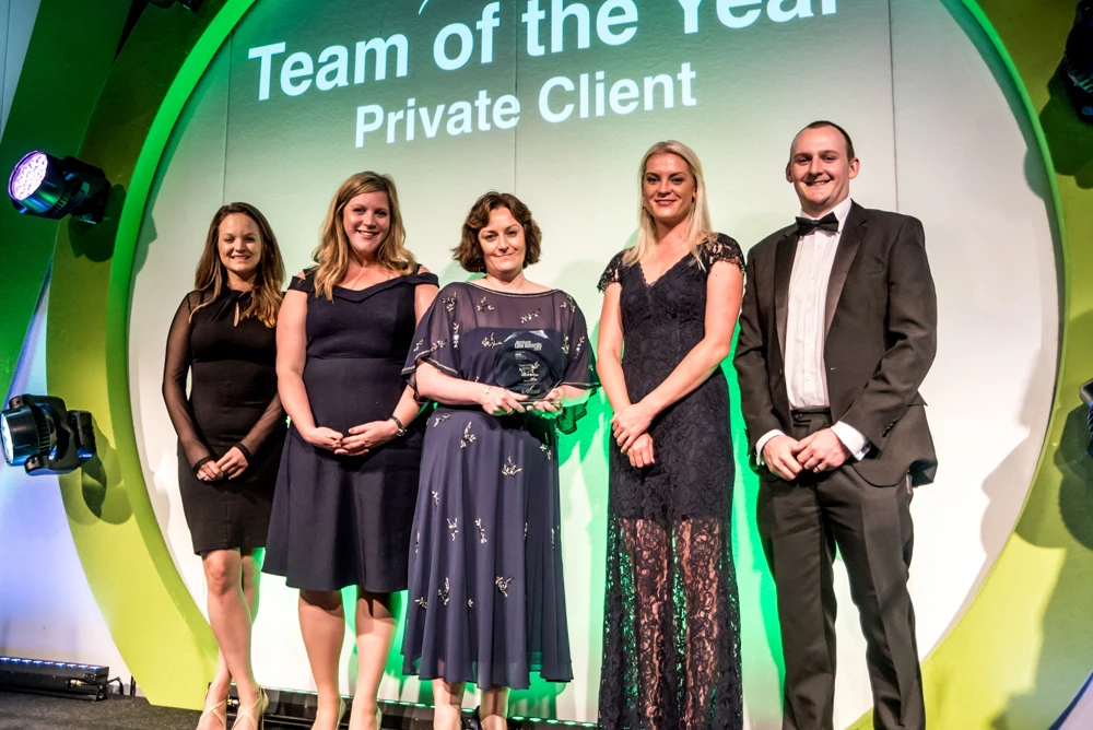 Hay & Kilner, winner of Team of the Year, Private Client 2017