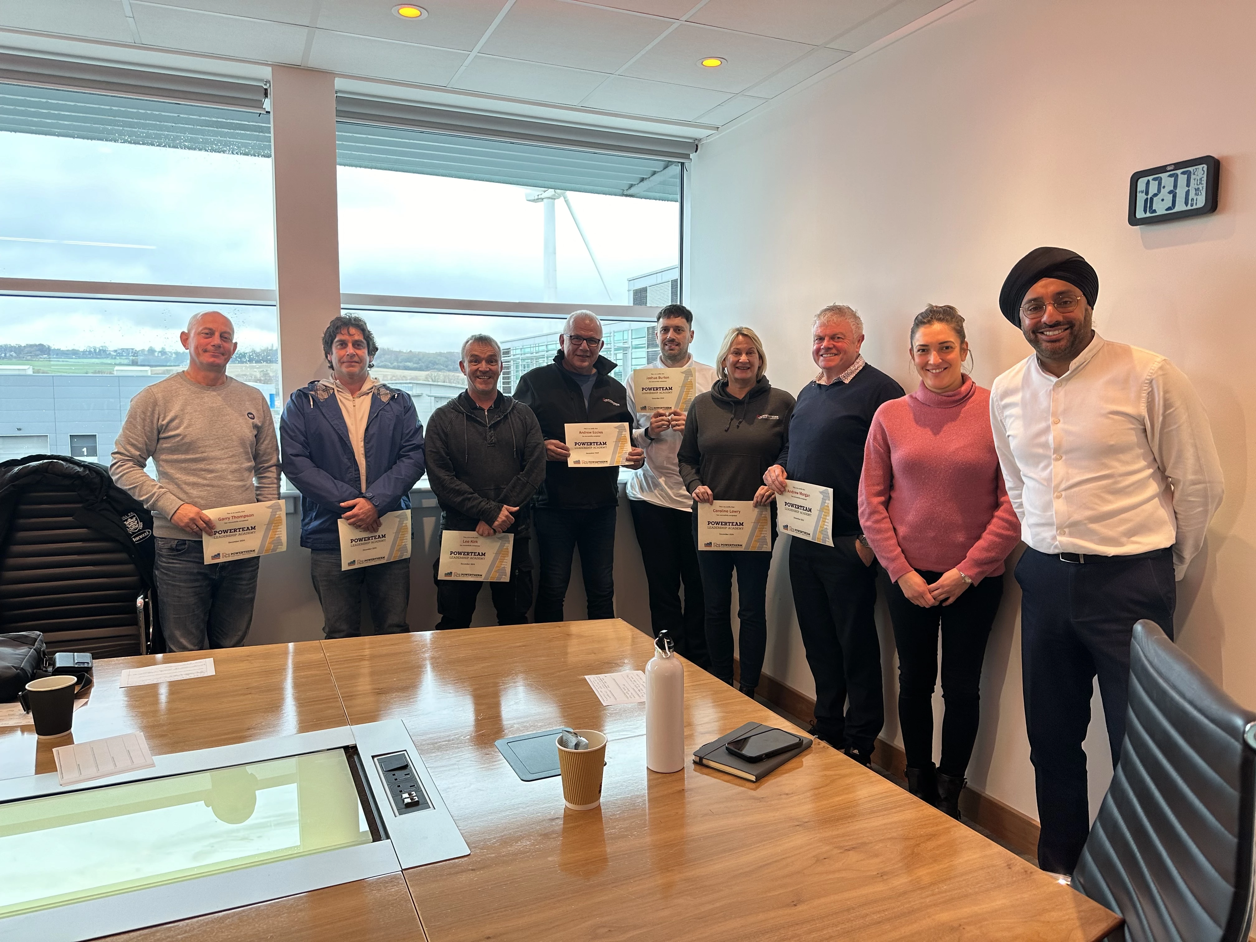Leaders completed 'PowerTeam Leadership Academy', delivered by Bobby Singh from BSA Training