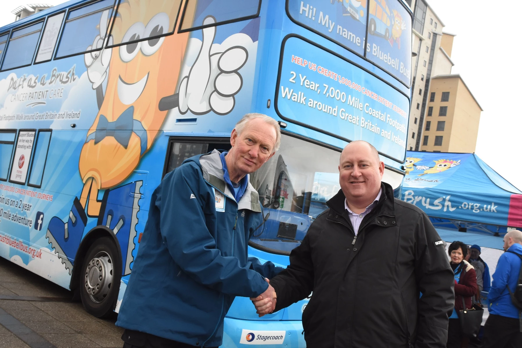 Brian Burnie and Gary Chisholm from Stagecoach North East