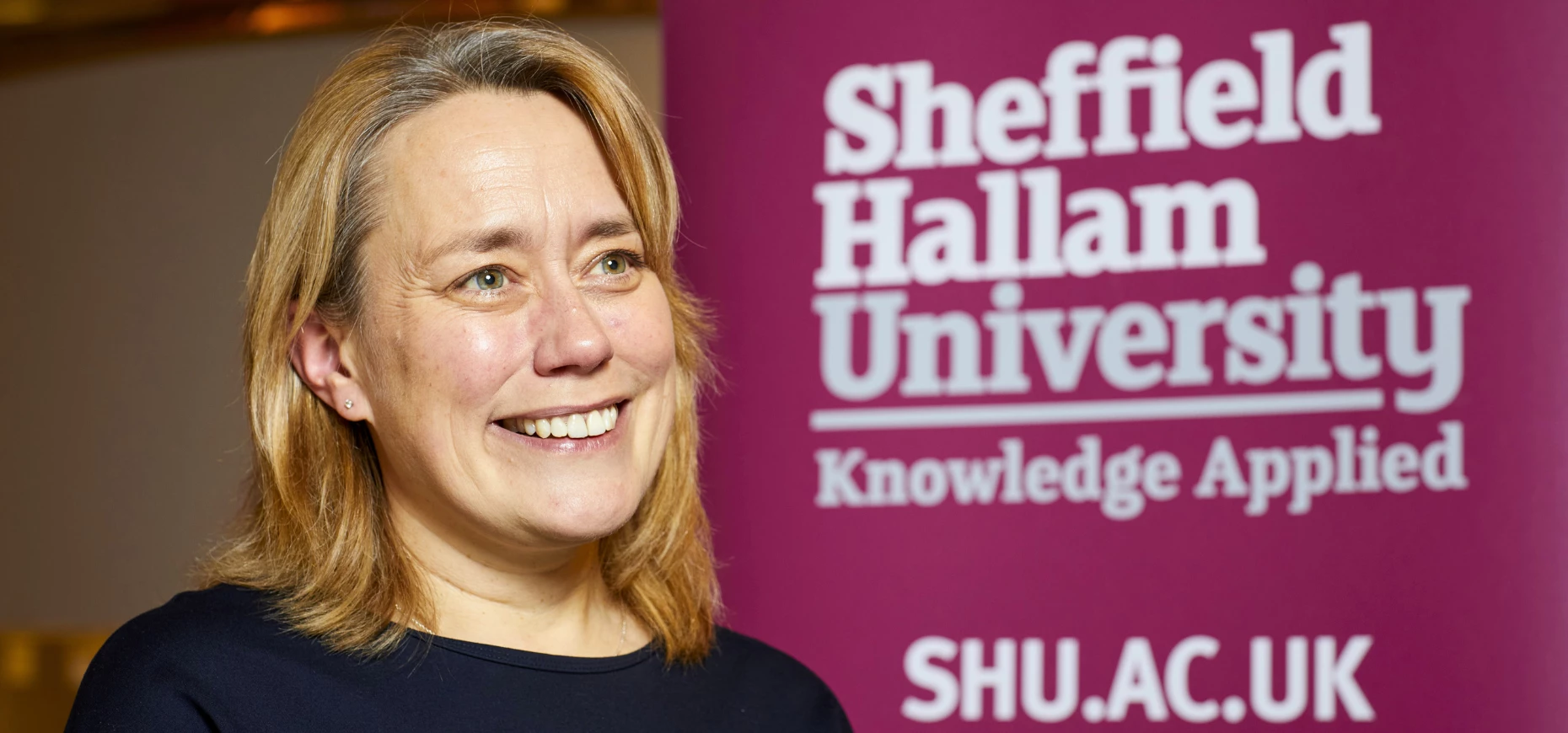 Professor Liz Mossop, newly appointed Vice-Chancellor of Sheffield Hallam University.