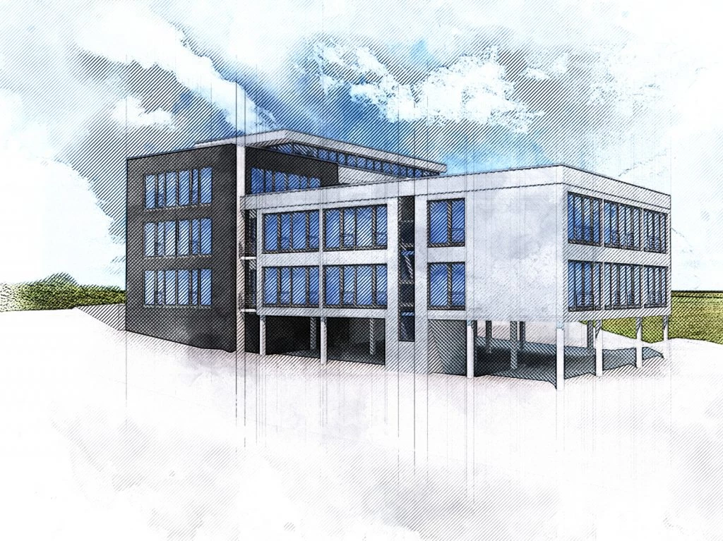 An artists’ impression of the new building