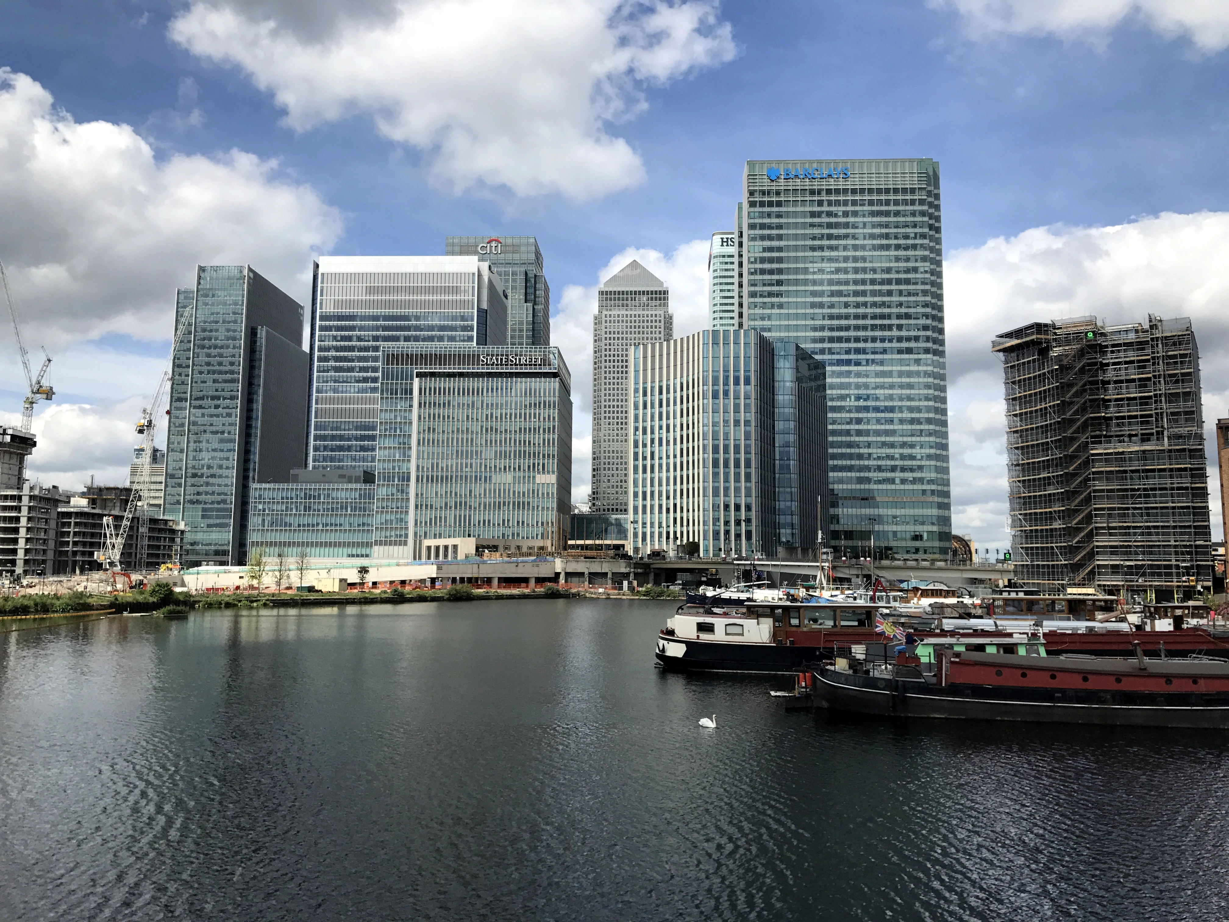Canary Wharf and One Canada Square, UCL School of Management campus