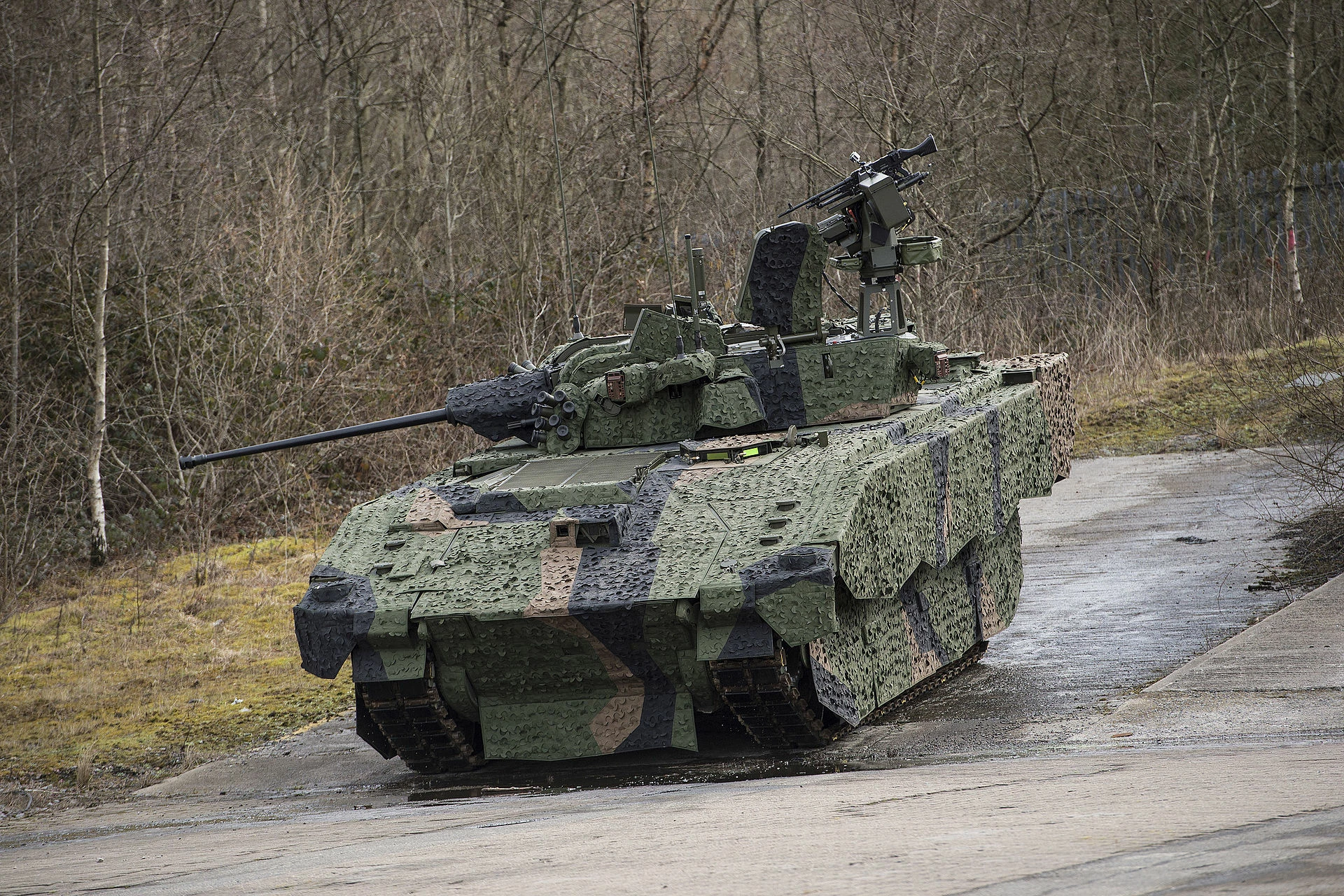 British Ajax fighting vehicle