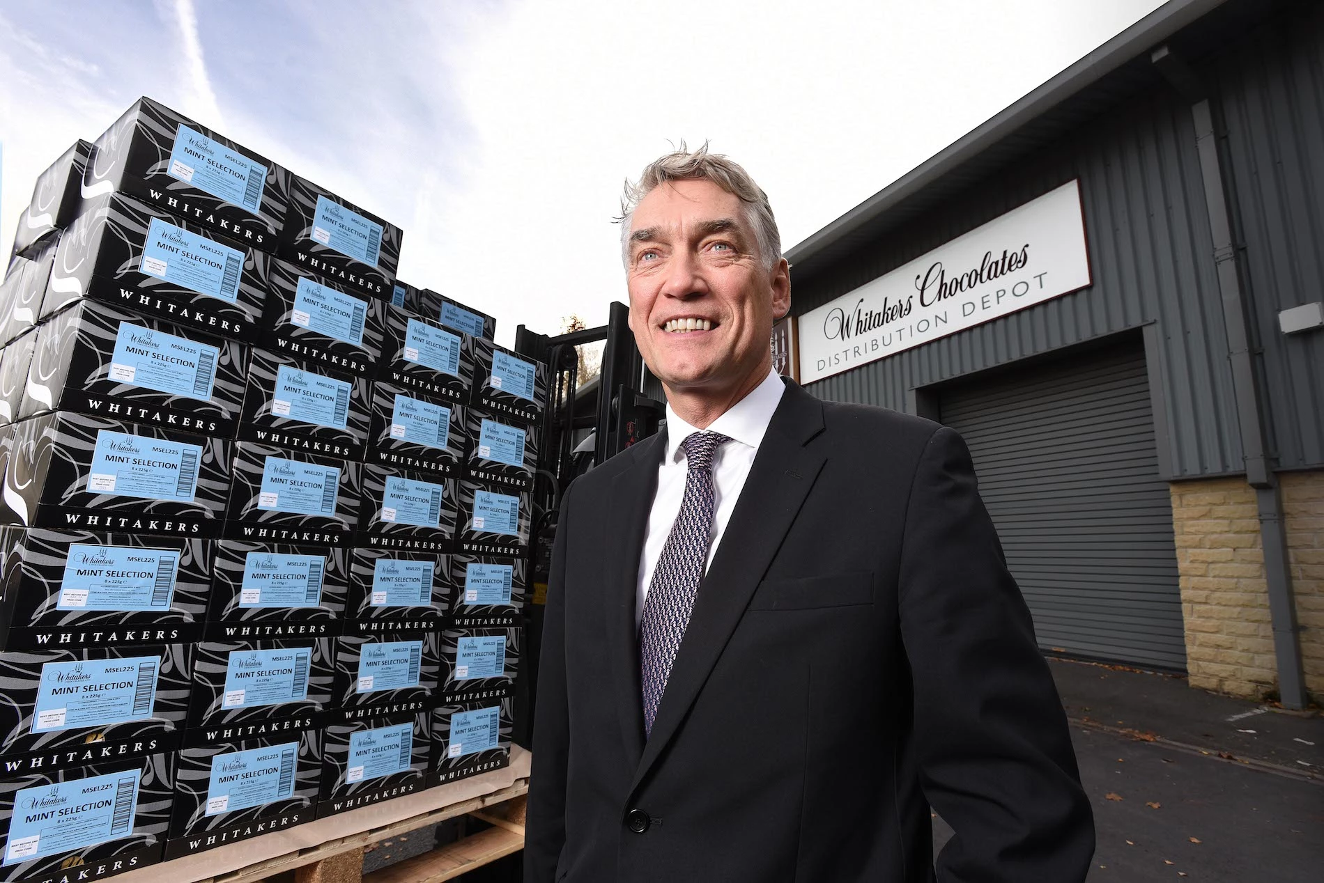 Fourth generation managing director of Whitakers Chocolates, William Whitaker.