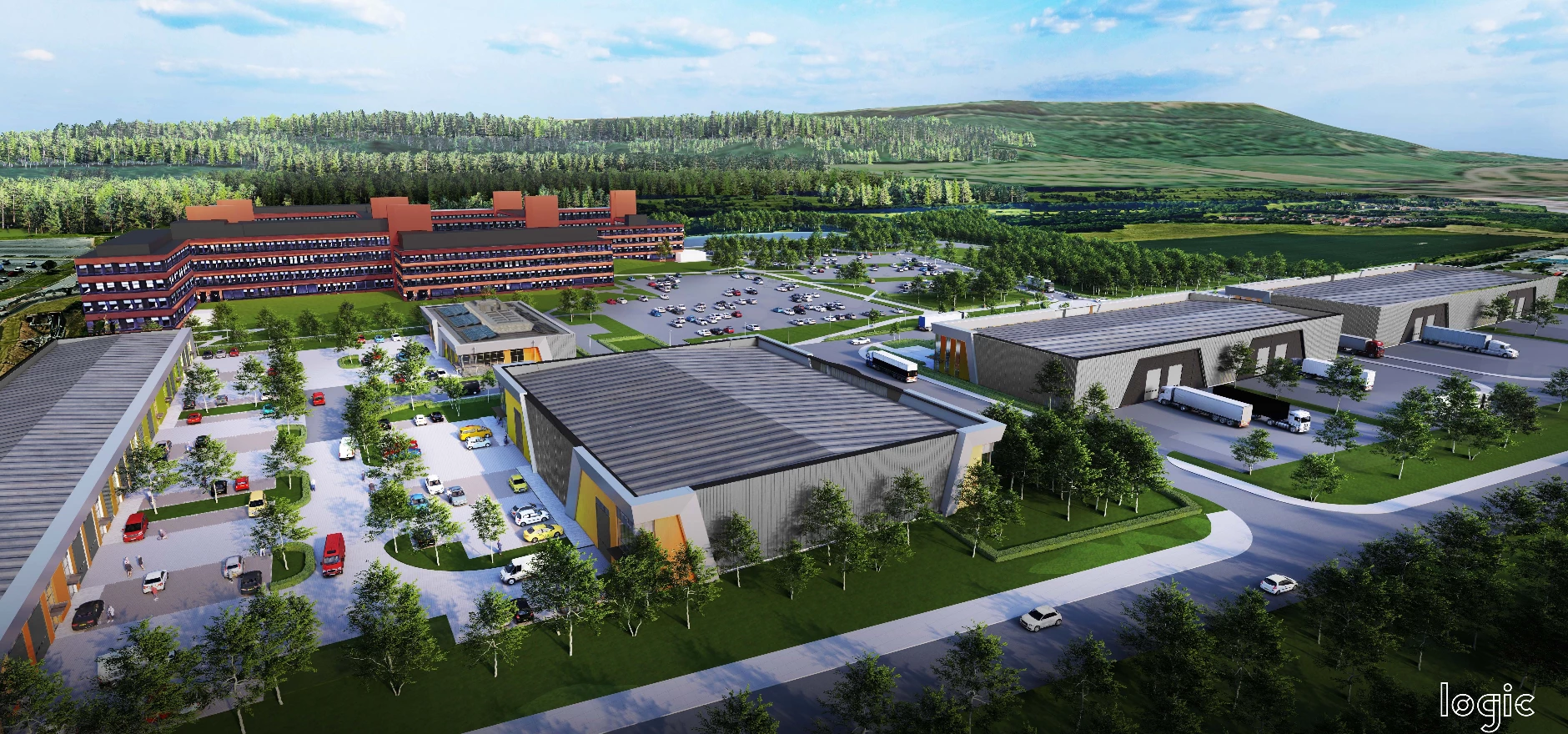 How the Wilton Freeport Development will look, with the Wilton Centre in the background (CGI supplied by Logic Architecture).jpg