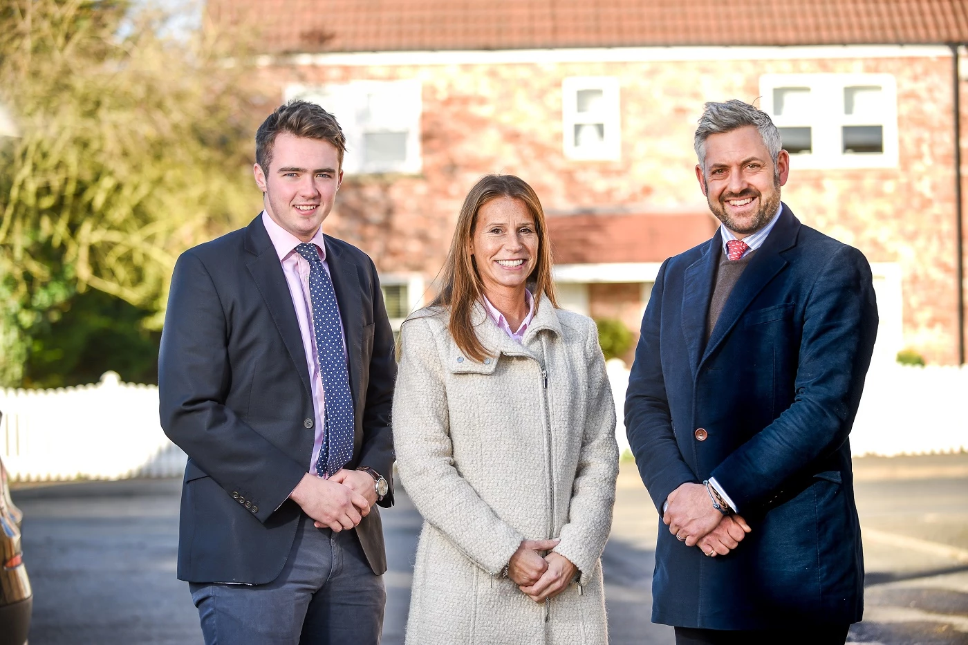 From left: Charlie Elliott, Sarah Weston and Toby Cockcroft, Croft Residential