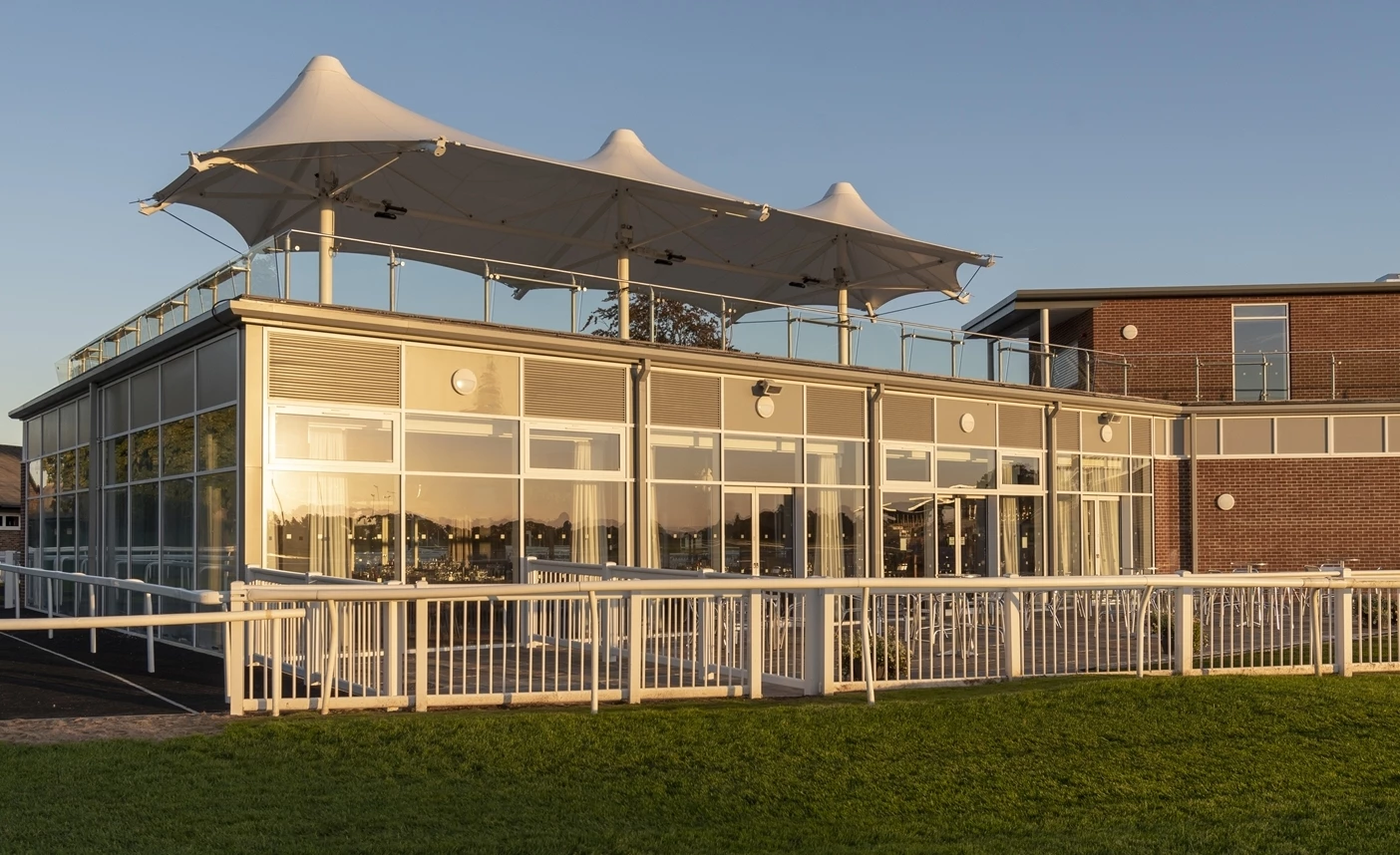 The newly opened £1.8m Chestnut Room at Thirsk Racecourse