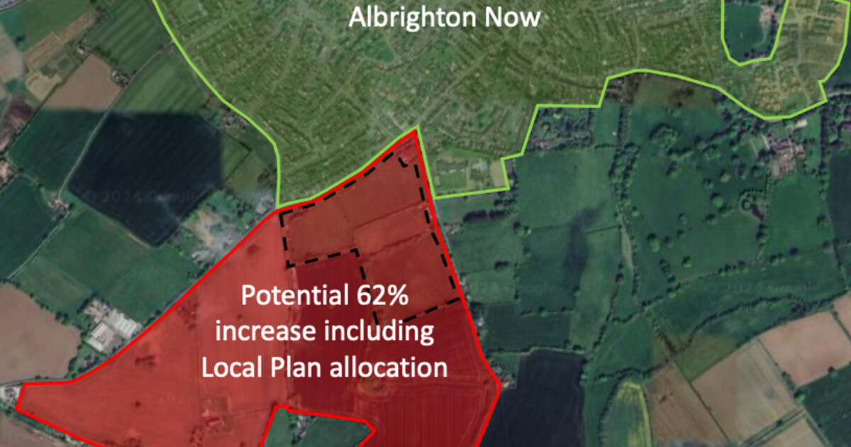 MP Mark Pritchard supports residents against developer's proposals to destroy Greenbelt in Shropshire village 
