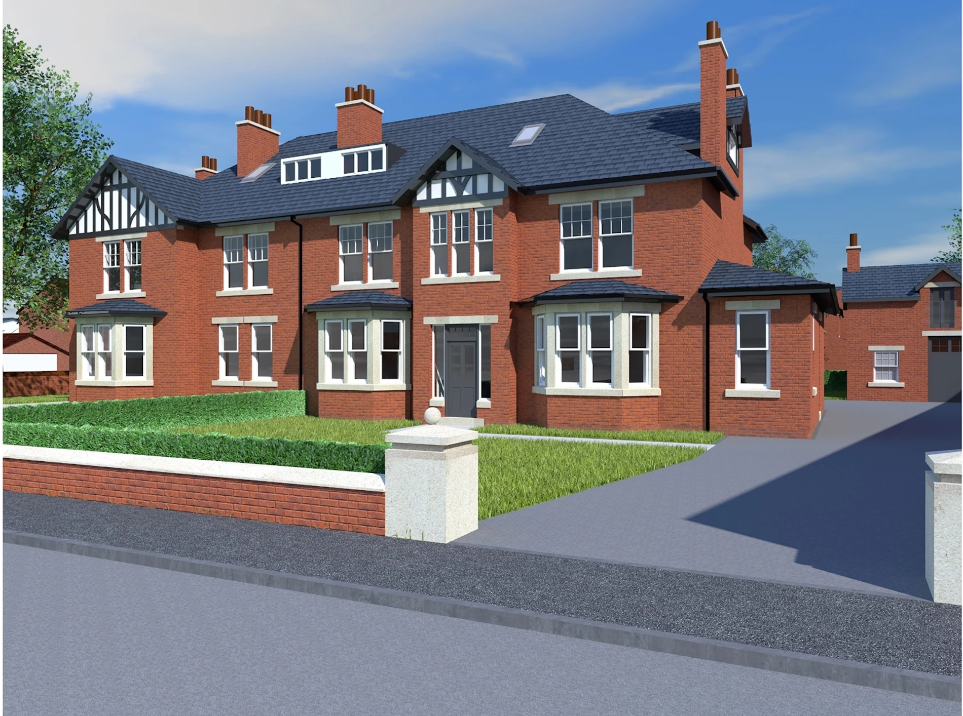 CGI of Lay Garth Glade, Rothwell.