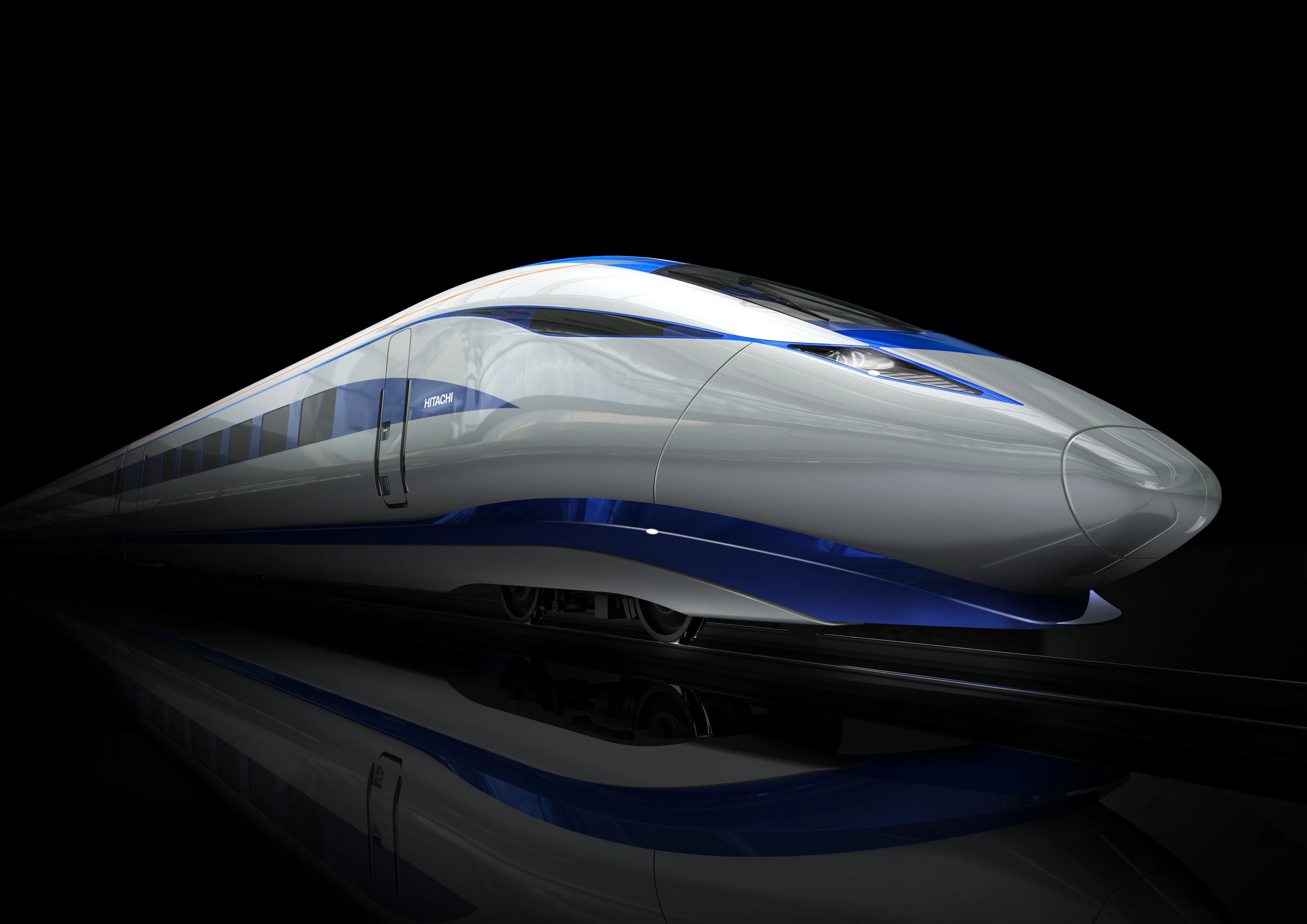 A concept design for a Hitachi Rail-made HS2 train