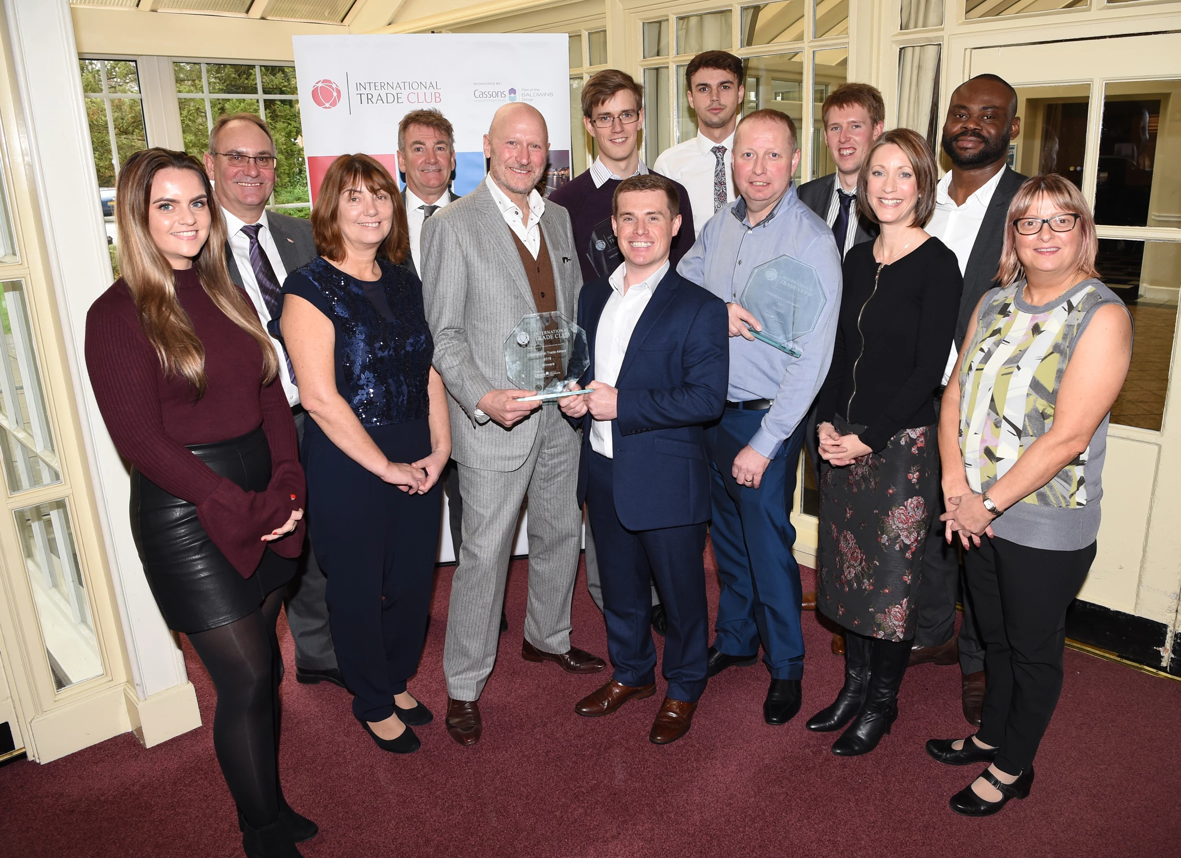 Winners of the Lancashire Innovative Trade Club awards 