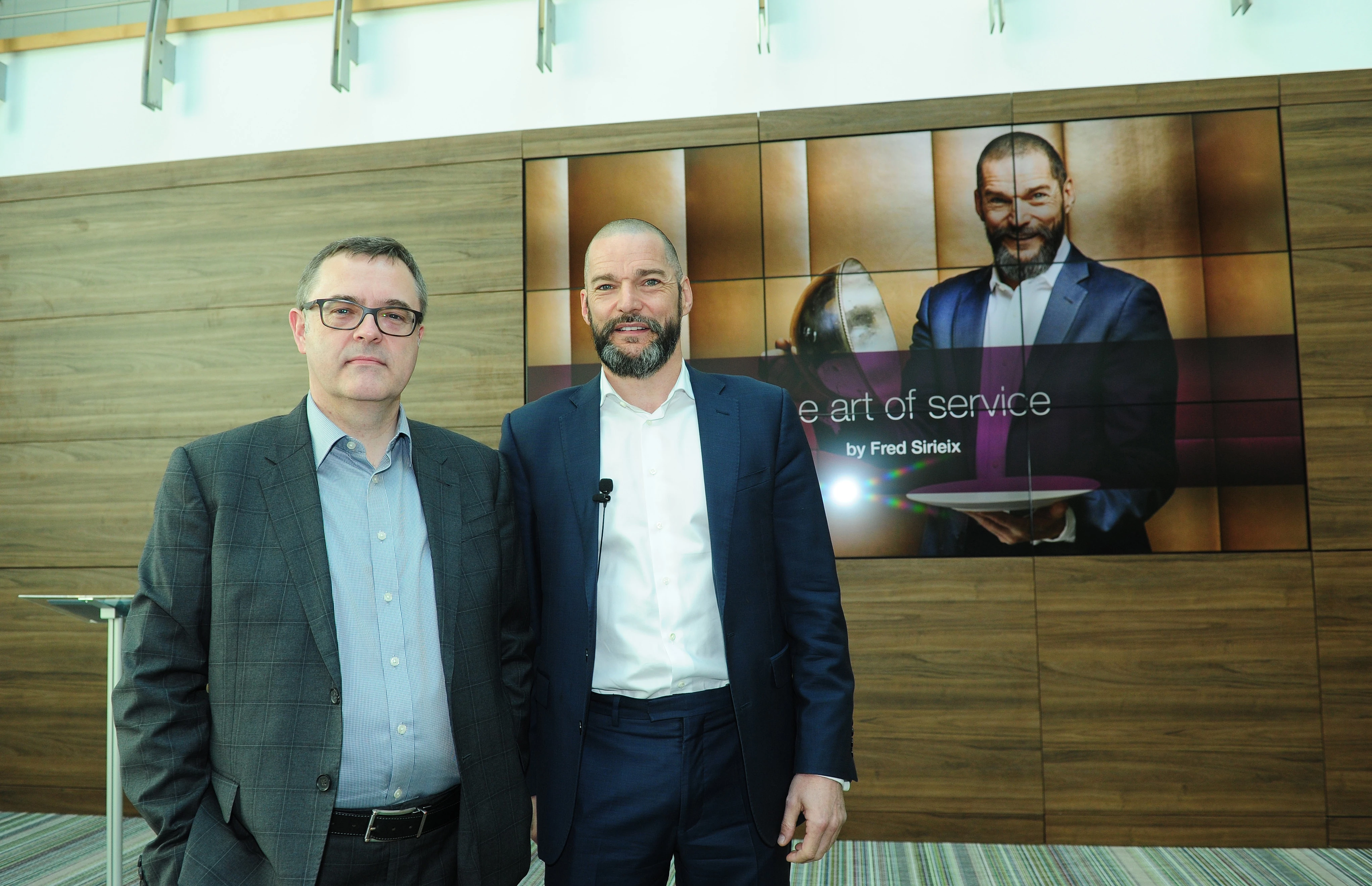 Paul Hunt, managing partner at Higgs & Sons, and Fred Sirieix