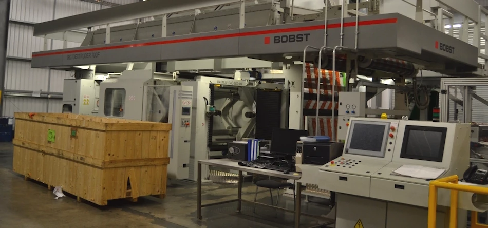 The Bobst F&K 20SIX press machine sold for over £1.5m