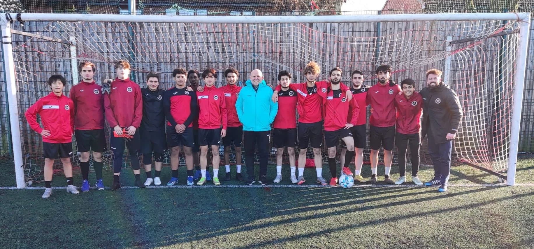 Abbey College Manchester Academic Studies with Football Training Team