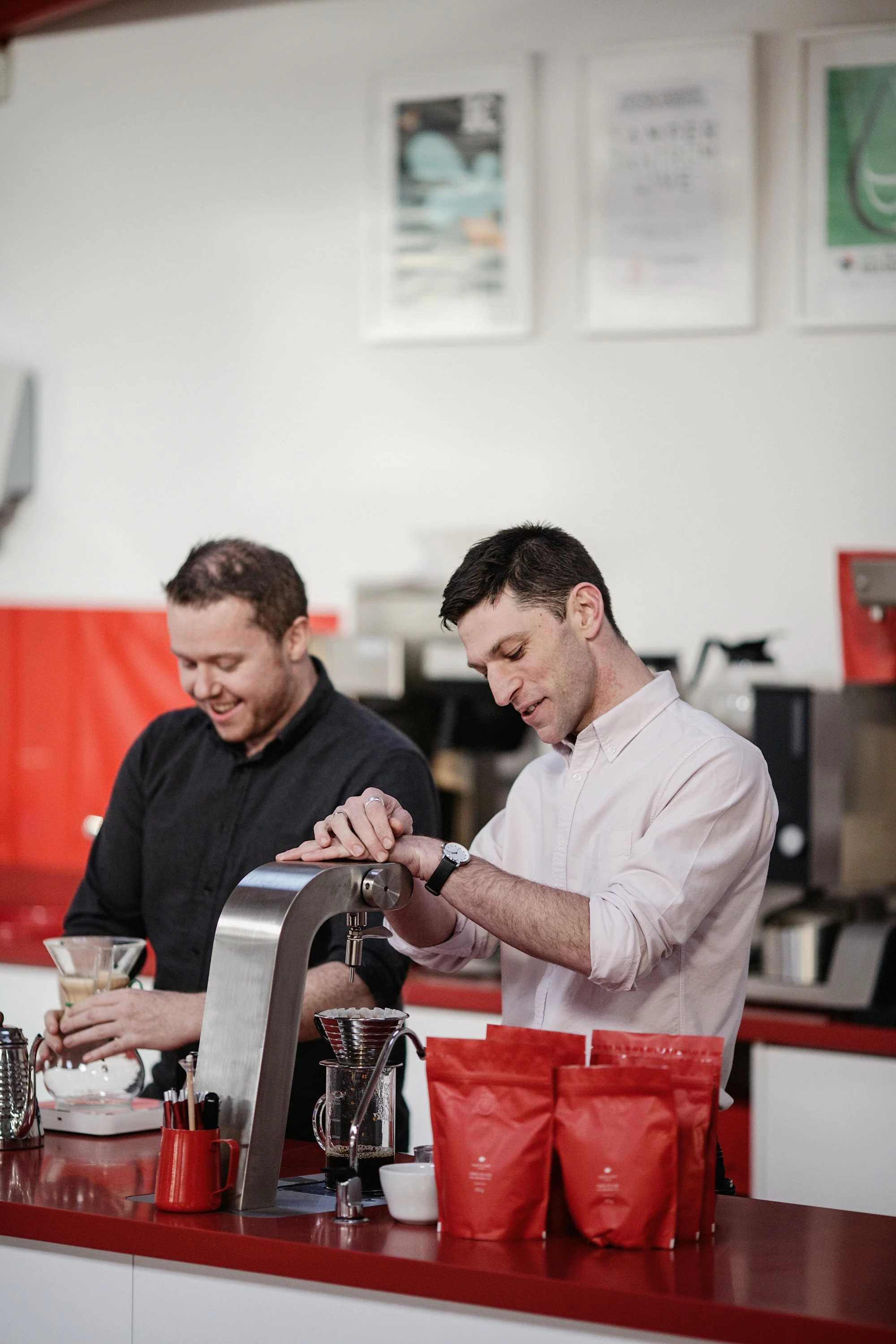 Dale Harris (right), Director of Wholesale at HASBEAN