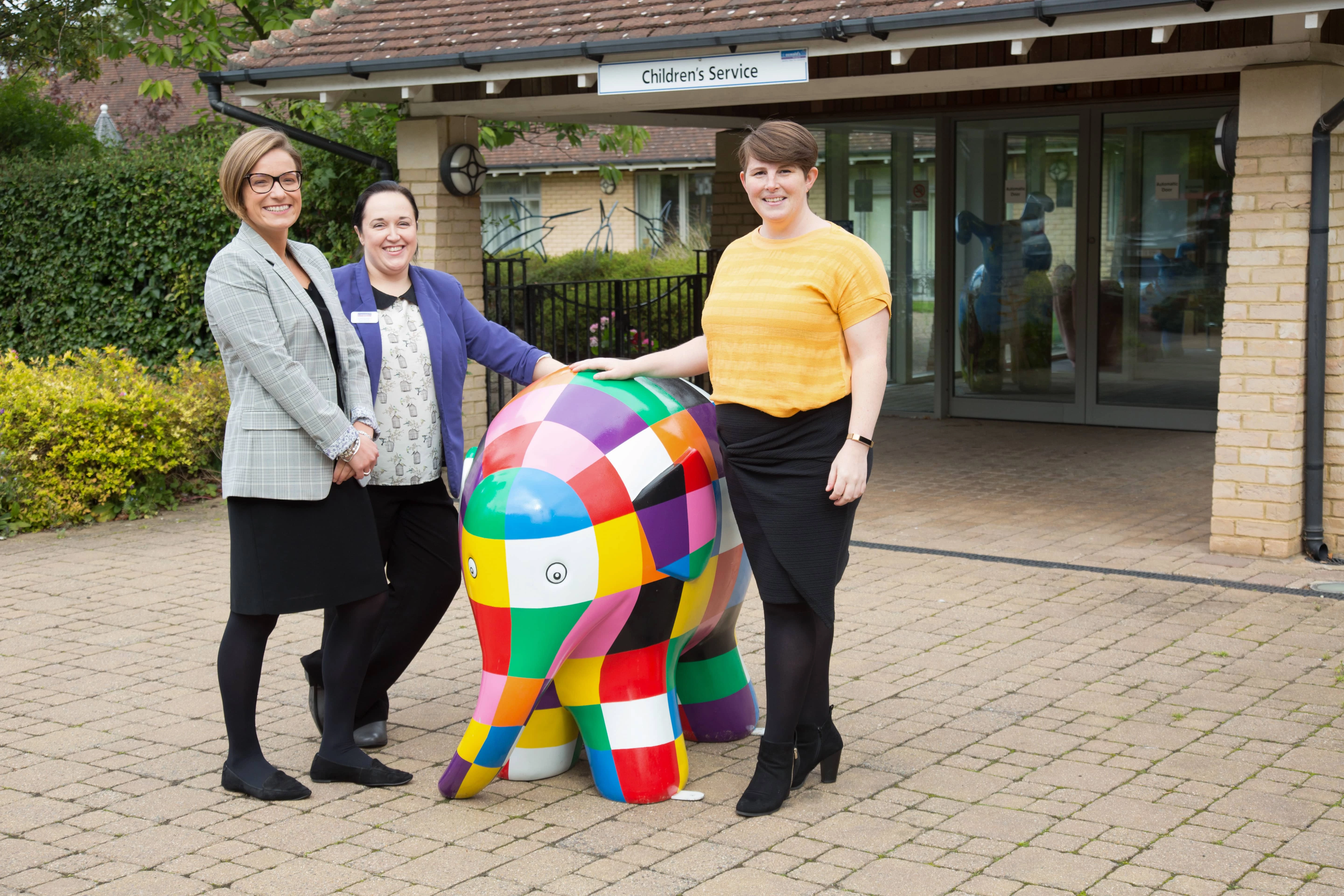 Fran Hale, co-director at First Class Supply; Laura Barrett, senior fundraiser at St Oswald’s Hospice; Julia Pollock, senior education specialist at First Class Supply
