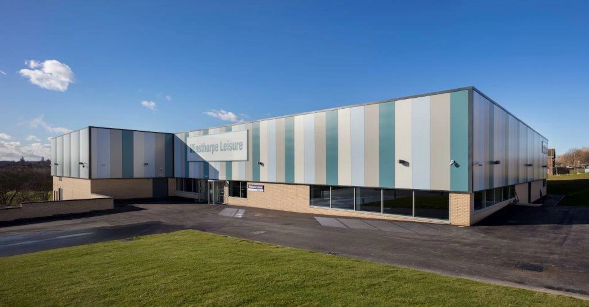 Minsthorpe Leisure centre, Wakefield, by Edge Structural Design.