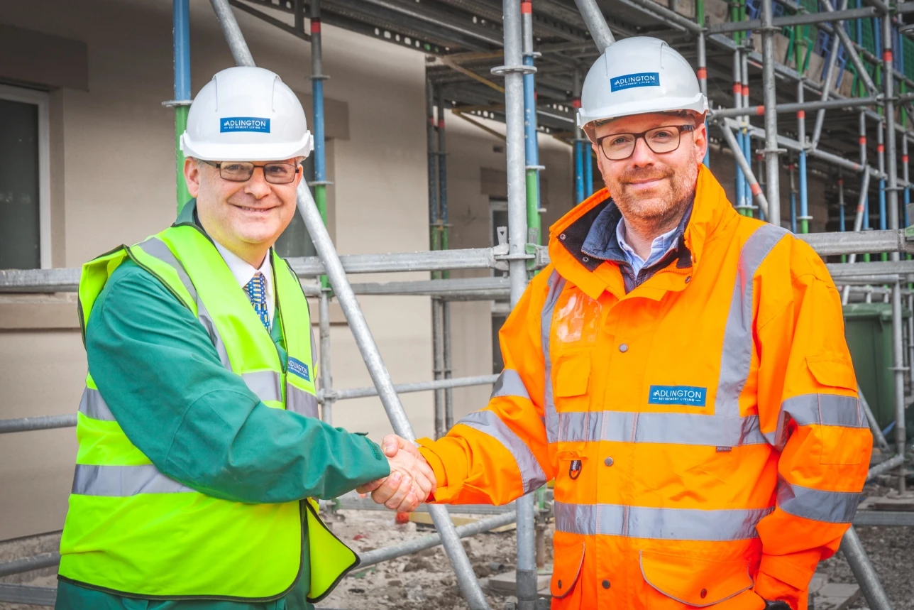 Philip Davies MP and Dr Ed Gladman, CEO of Adlington Retirement Living