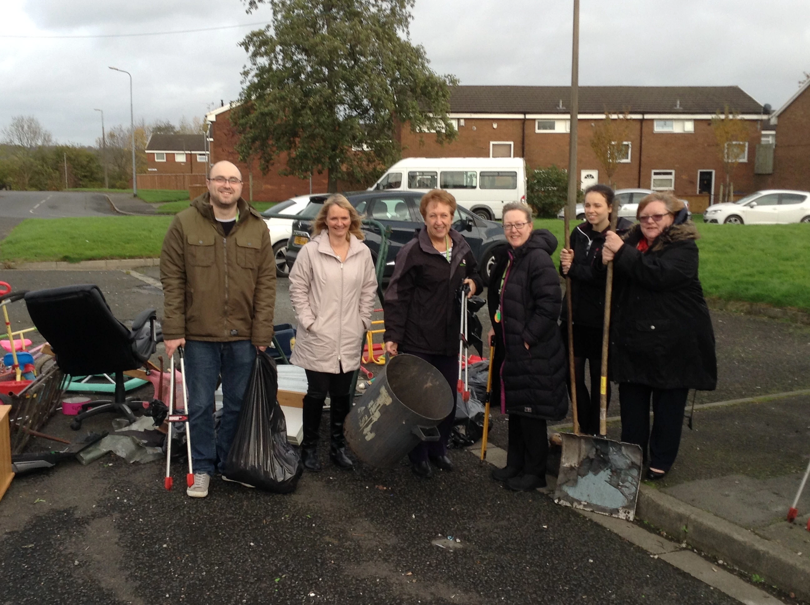 The Whit Lane estate has been transformed thanks to a community clean-up.