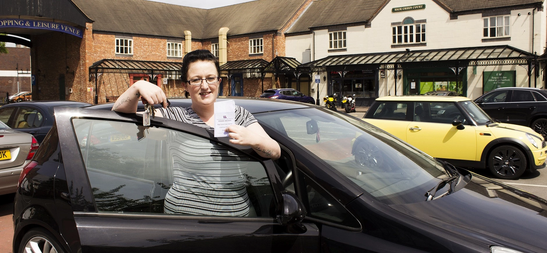High Green Court parking prize winner Suzi Wood