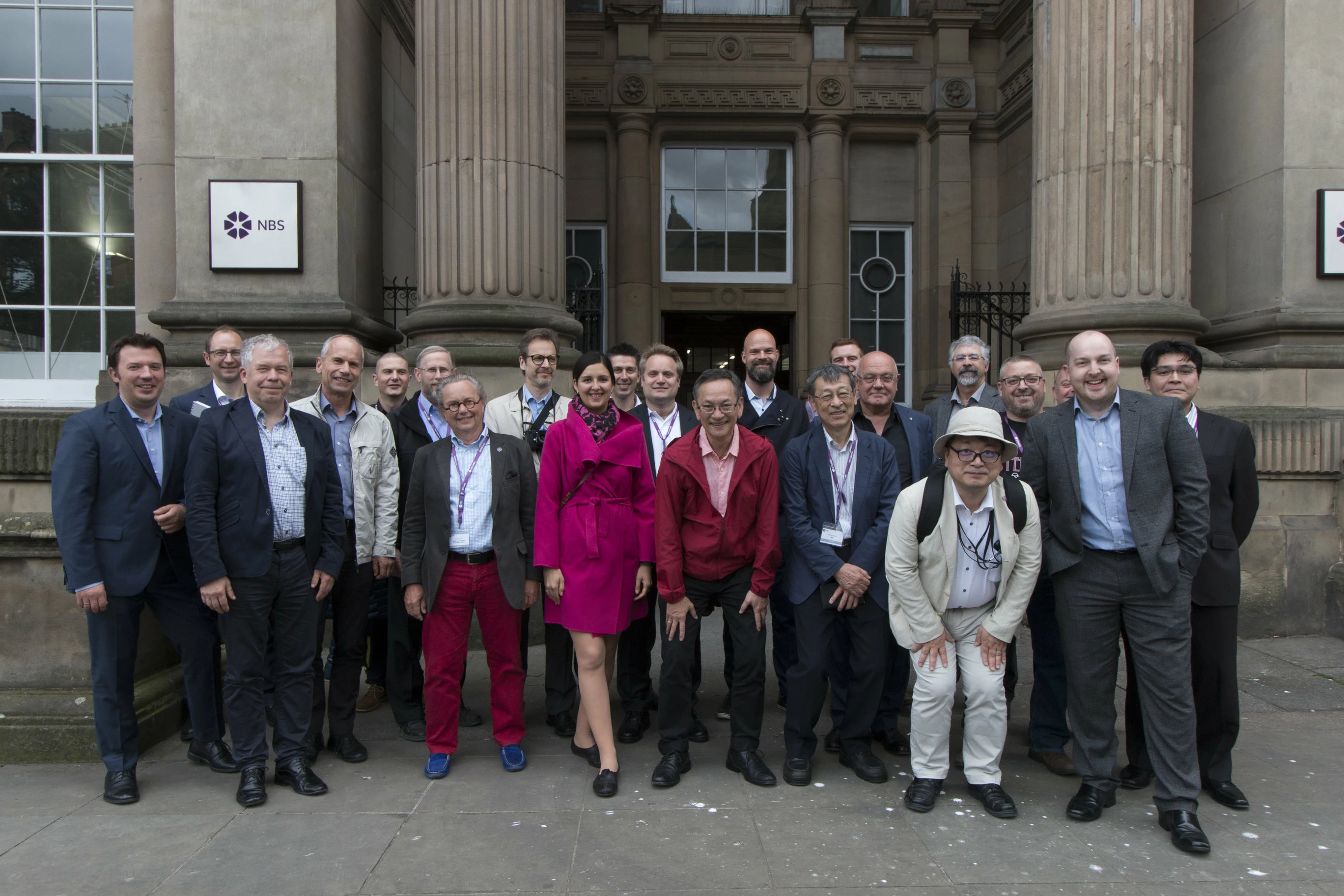 International delegates at the international construction conference in Newcastle