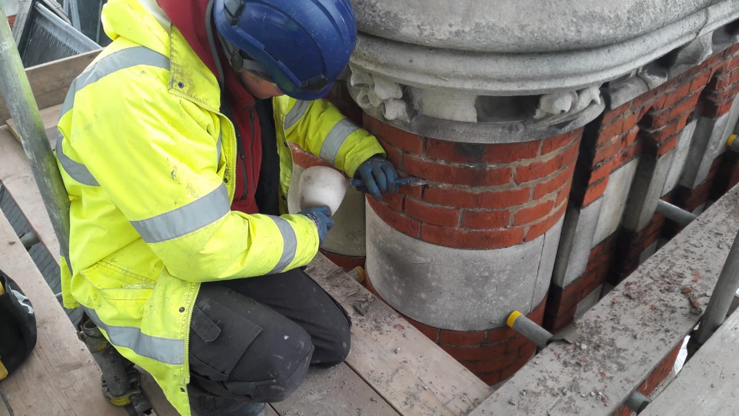 Works getting underway at the Royal Courts of Justice