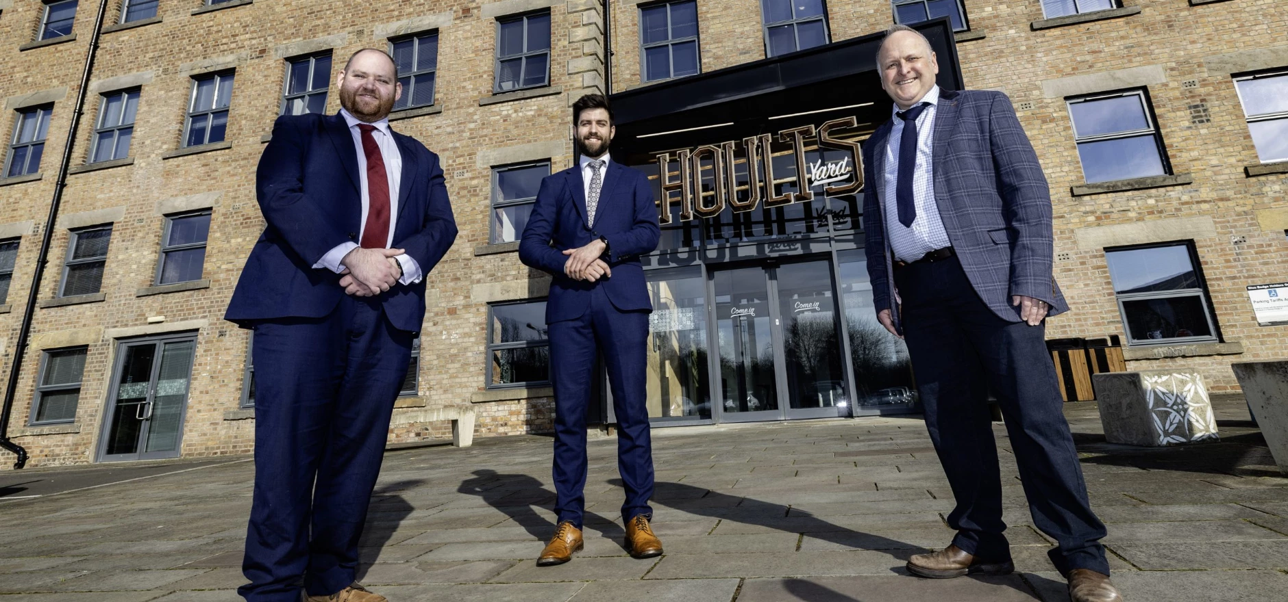 L-R: Cllr Dan Greenhough, Cabinet Member for Economy, Jobs and Skills, Newcastle City Council; Tom Hutchinson, Senior Planning Consultant, Axis; Ian Cansfield, Technical Director, Axis