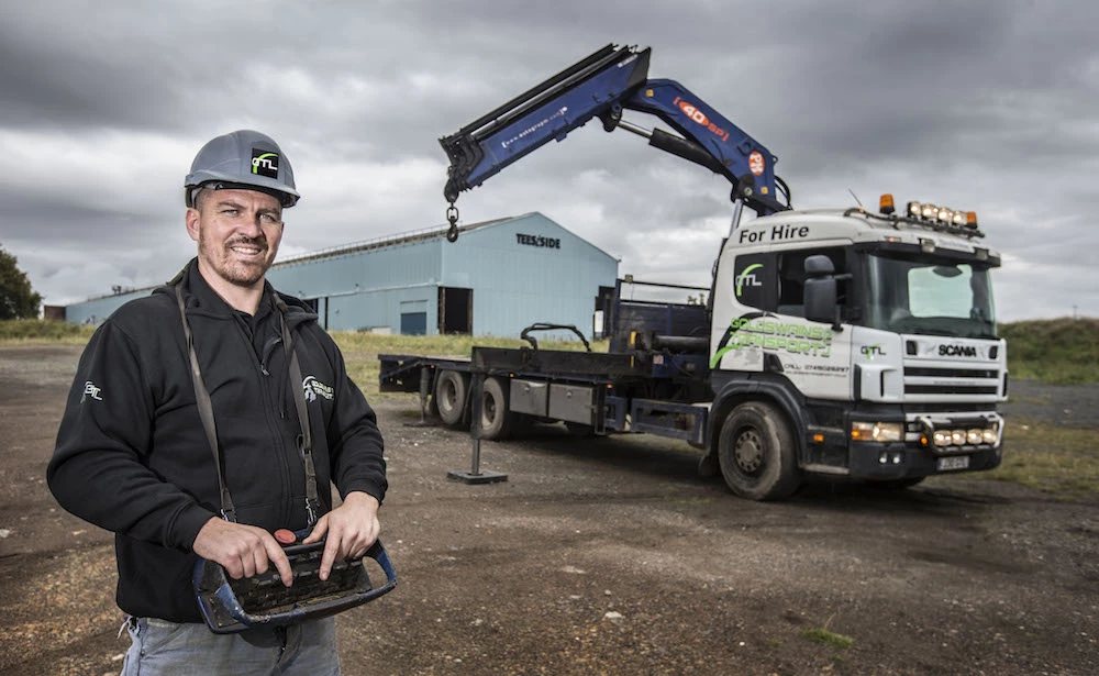 Andrew Goldswain of Goldswains Transport 