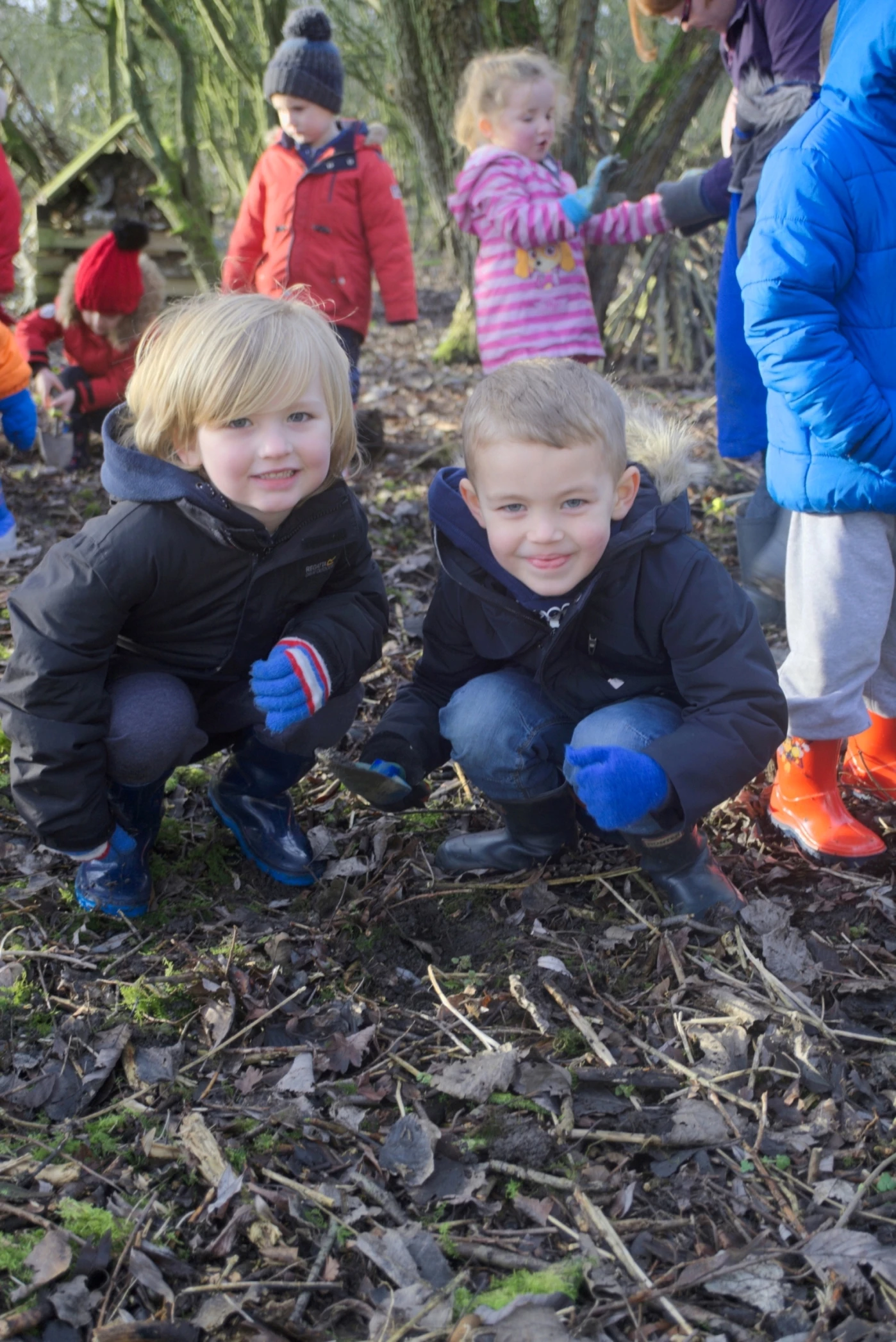 Two pupils from Hedworth Lane Primary School 