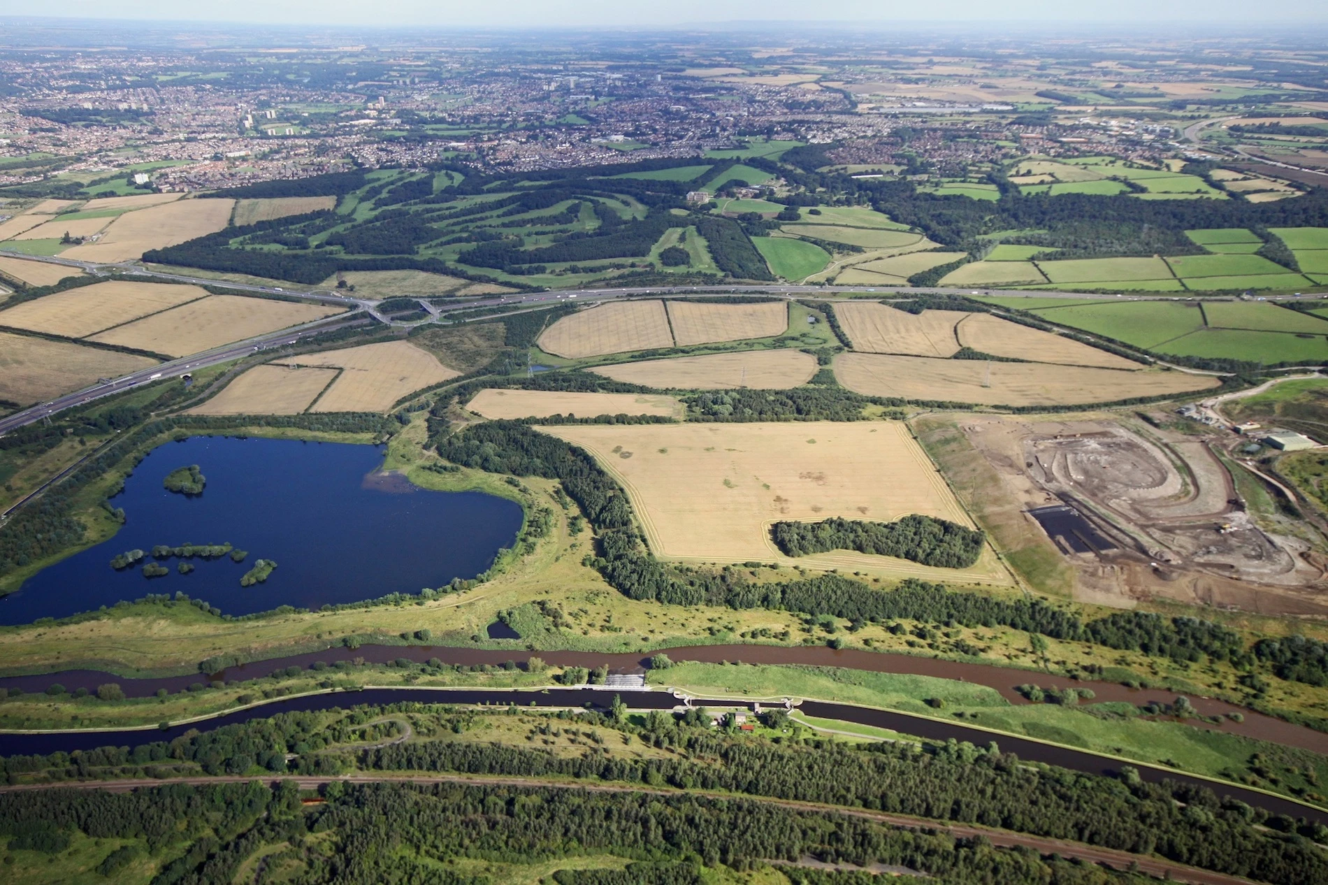 The 170-acre Skelton Gate site within the Leeds Aire Valley. 