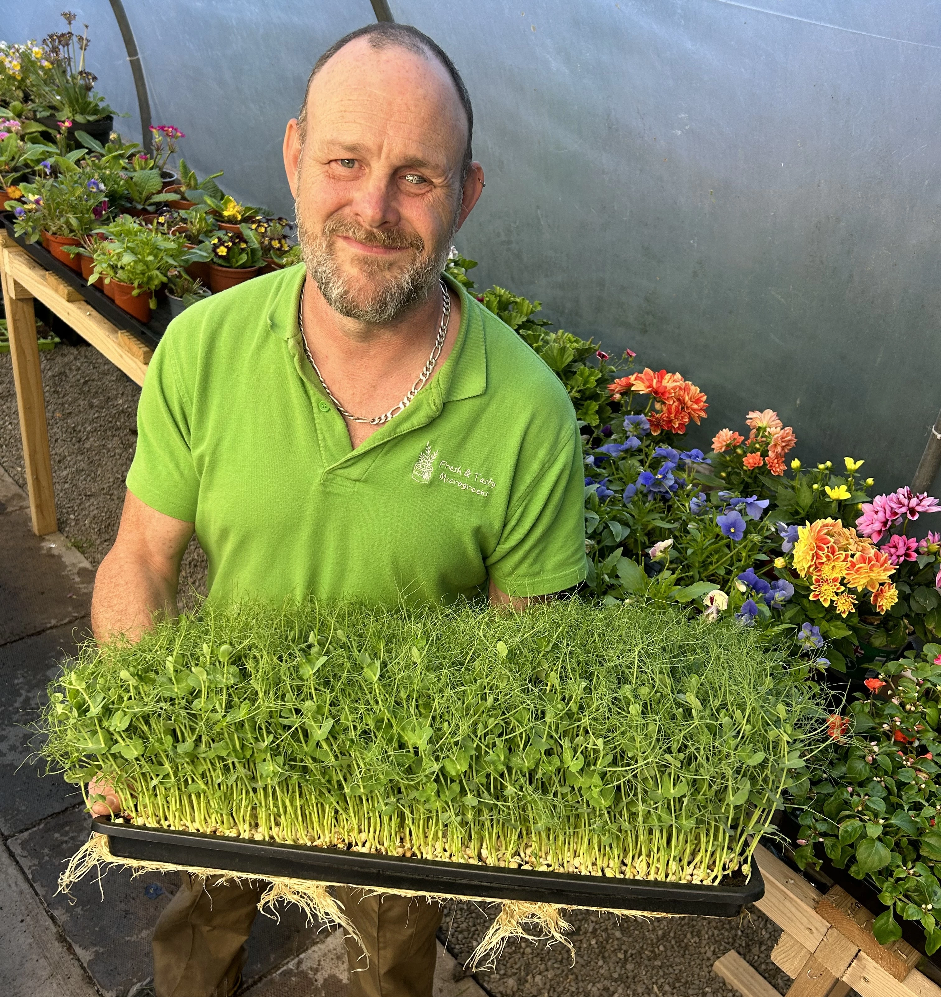 Steve Holland has grown FT Microgreens into a popular business