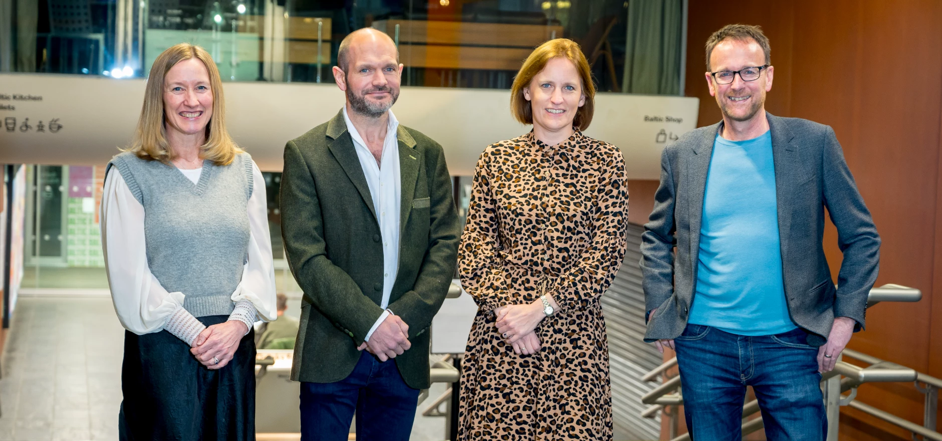 L-R Elaine Stroud (CEO), Brendon Hayward (Chair), Sarah Thackray and Richard Lane