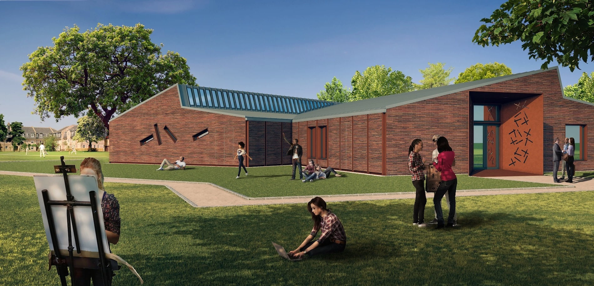 CGI of the new Art and Design Centre.