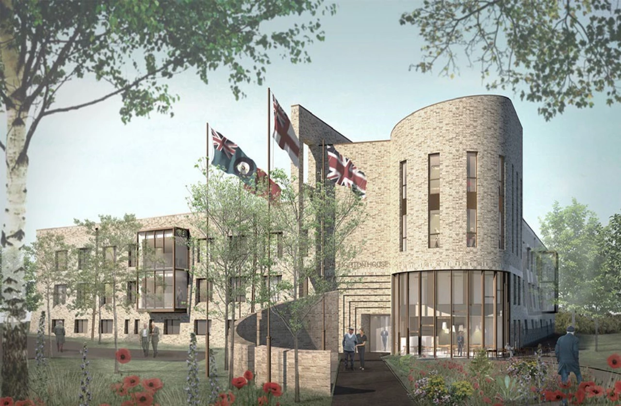 Artist's impression of the new-look Broughton House care home for ex-servicemen and women