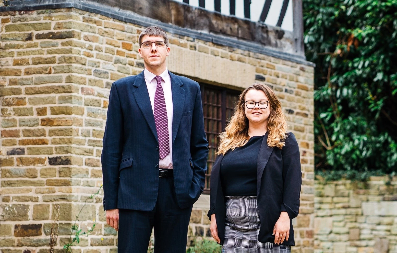  James Burdekin and Natalie Gibson at Sheffield's MD Law.