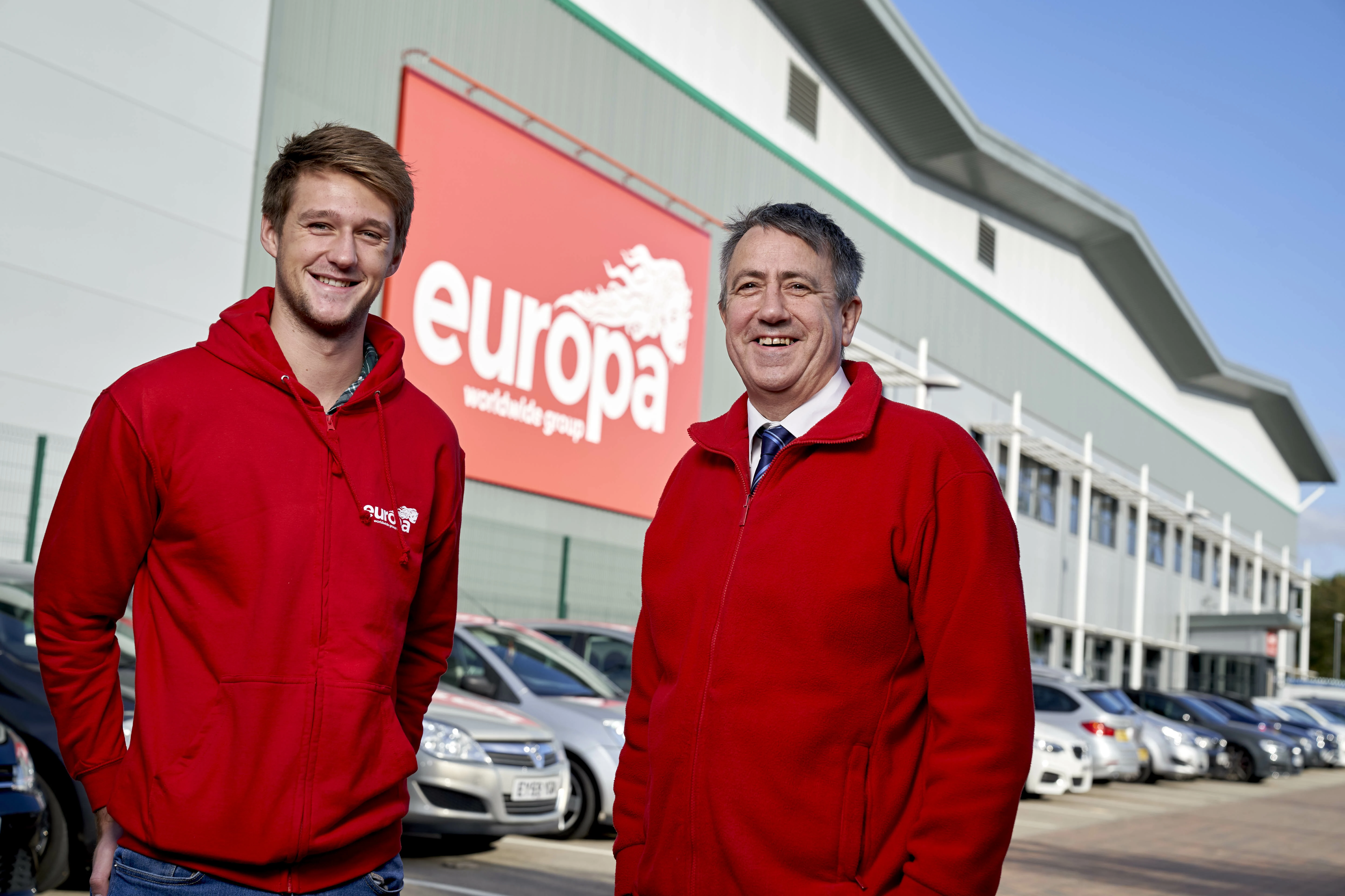 Jack Baxter and Jeff Broom of Europa Showfreight