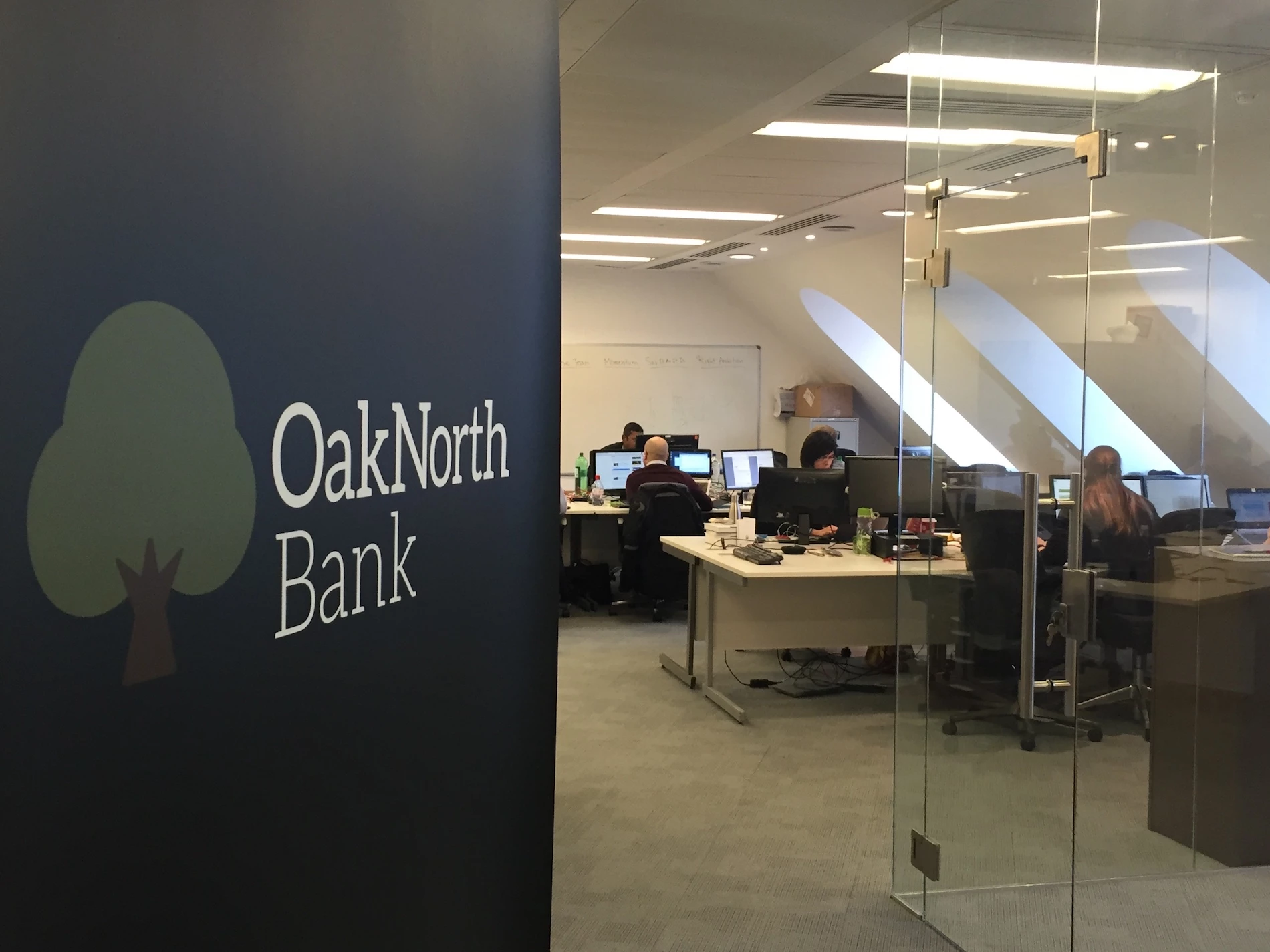 OakNorth Bank. 