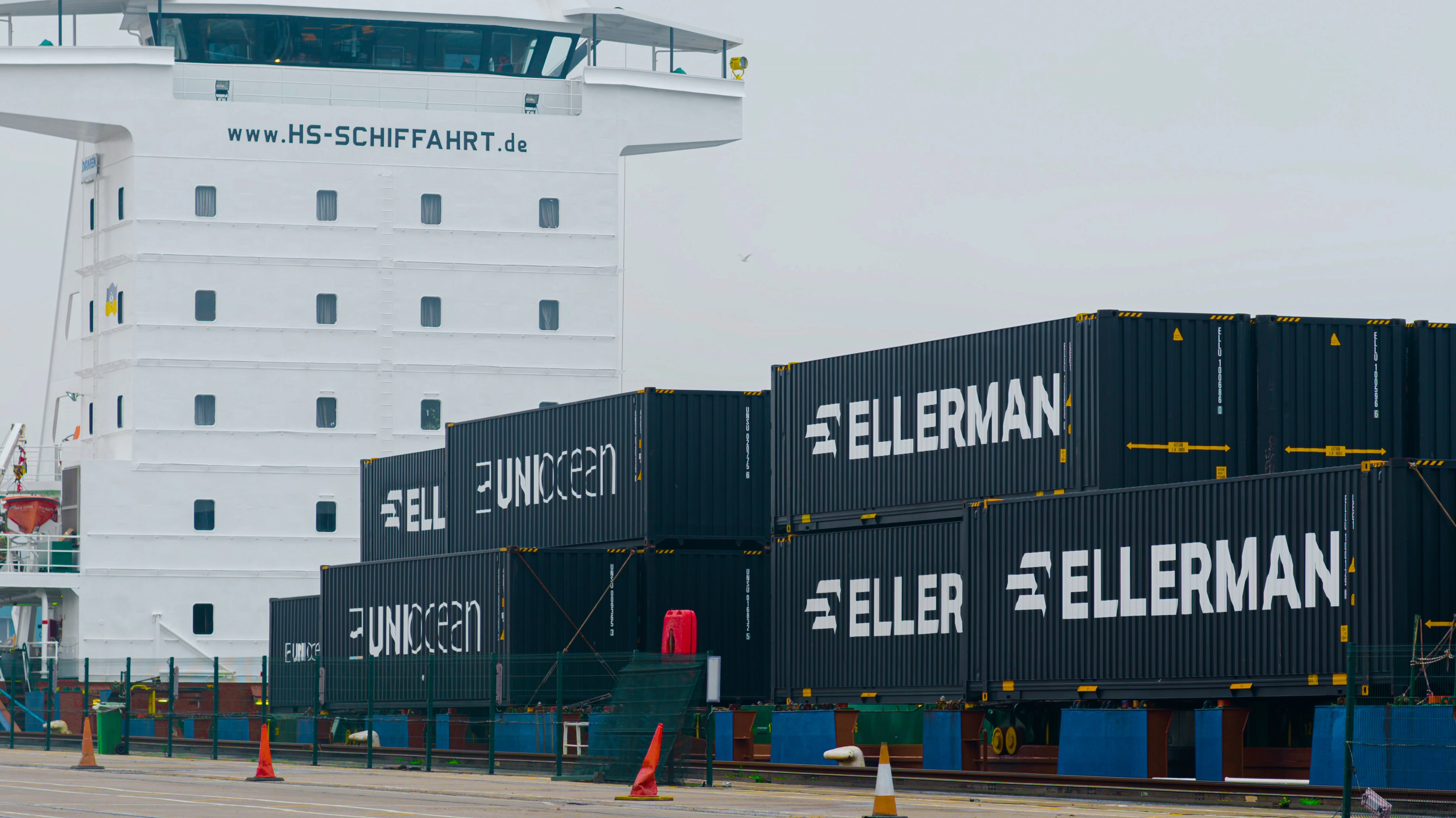 Ellerman City Liners shipping containers