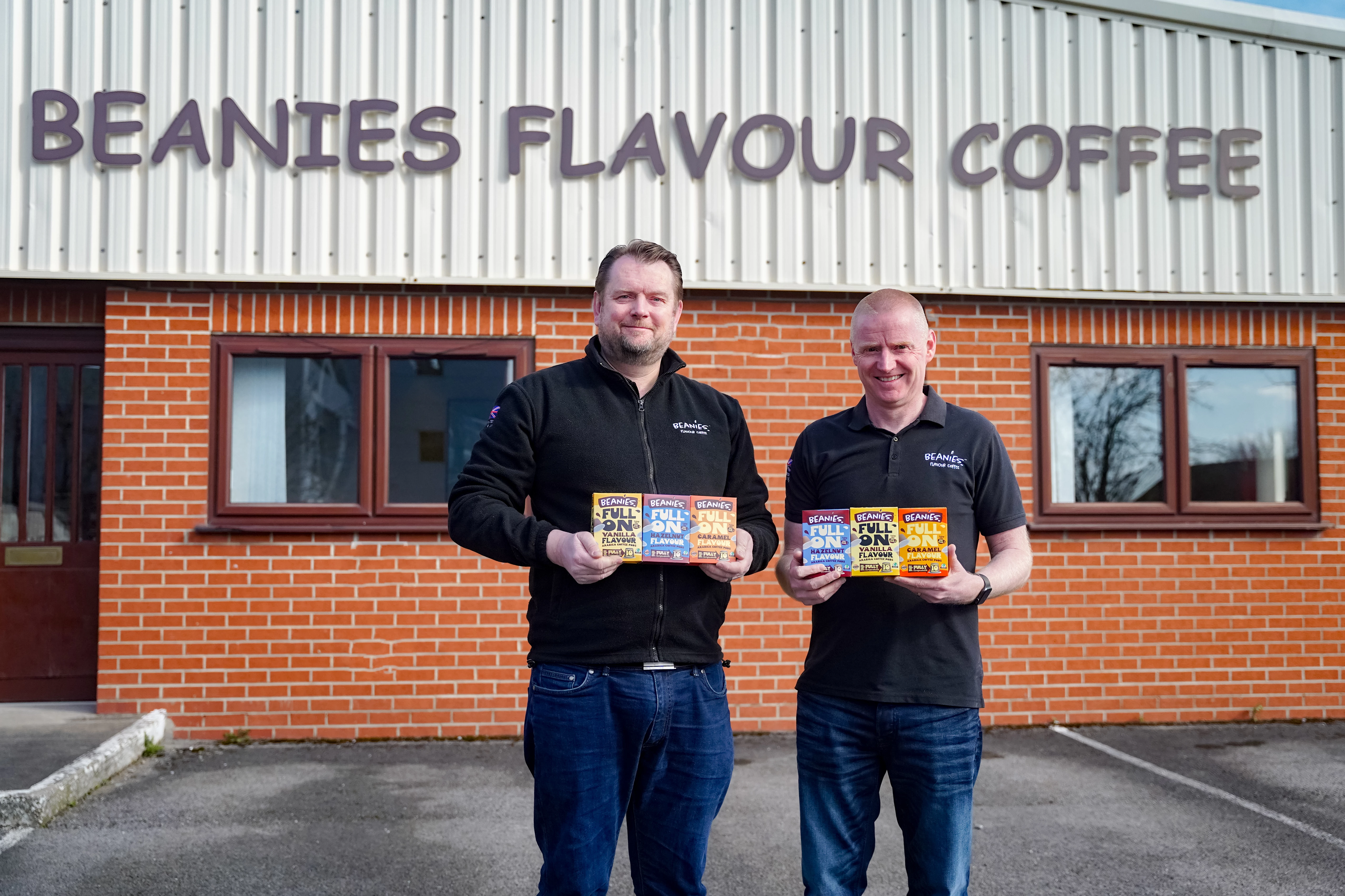 Beanies’ sales and marketing director Mark Stangroom and managing director Mark Porteous