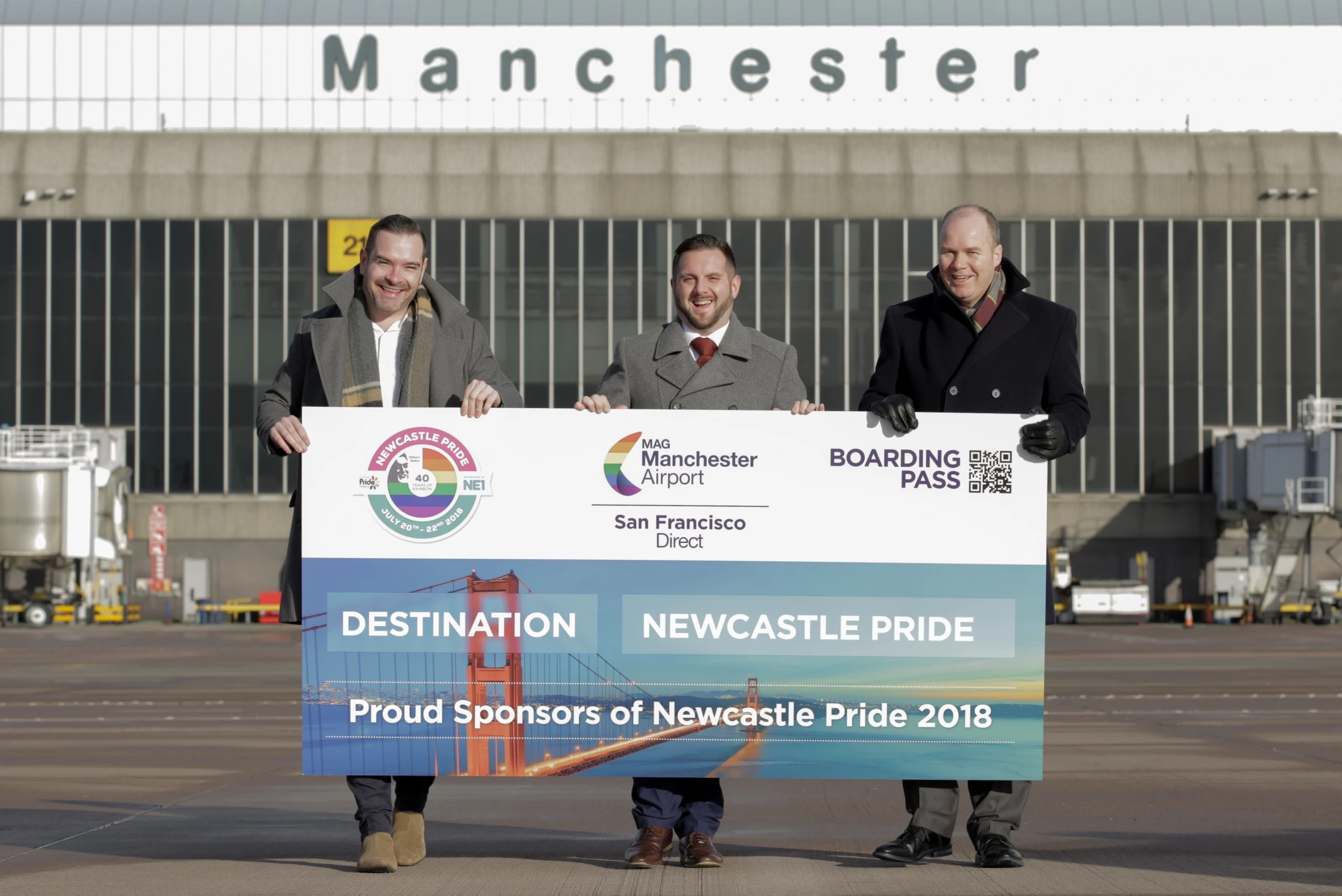 Manchester Airport sponsors Newcastle Pride 2018