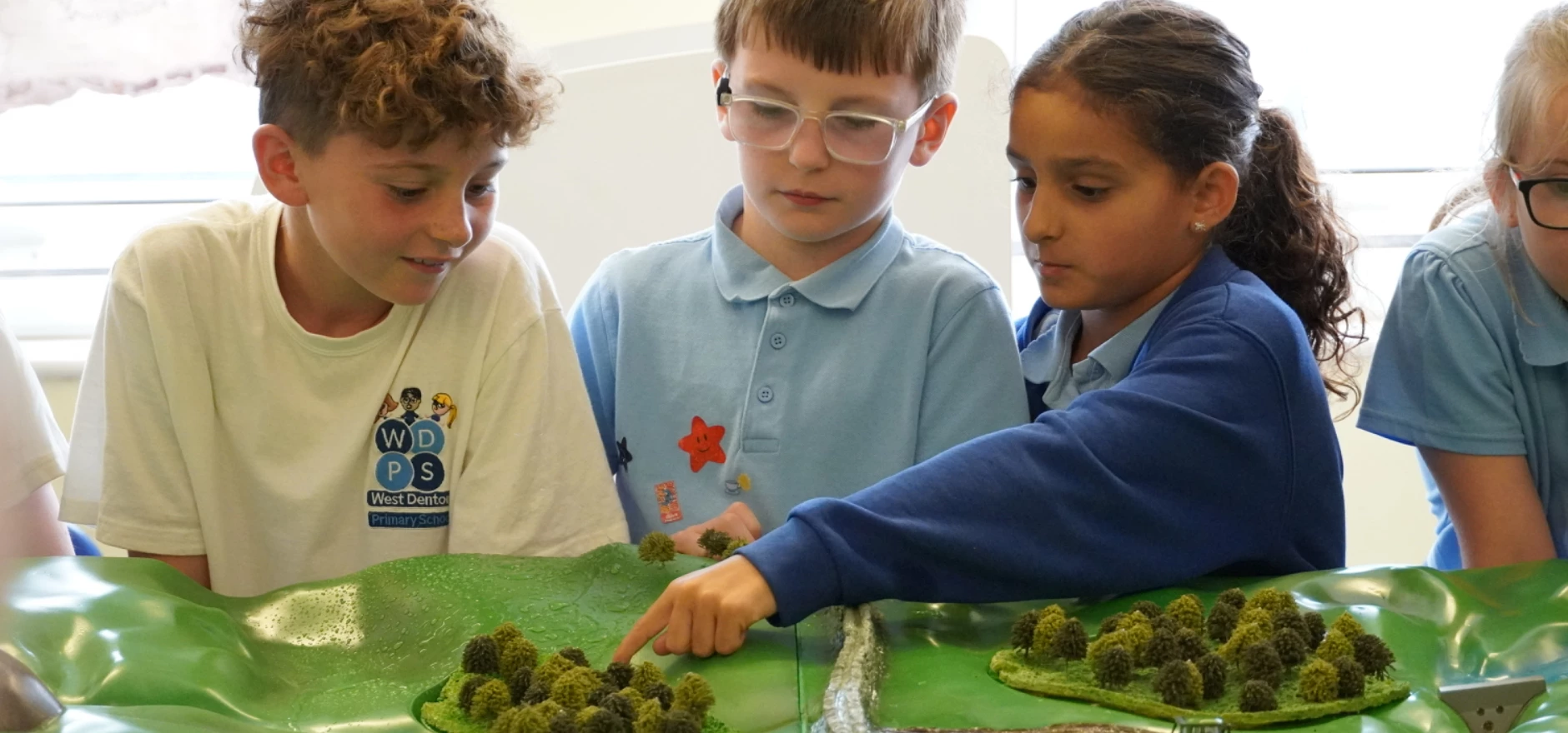 West Denton Primary School Children learning from the Tyne Interactive Model 1.JPG