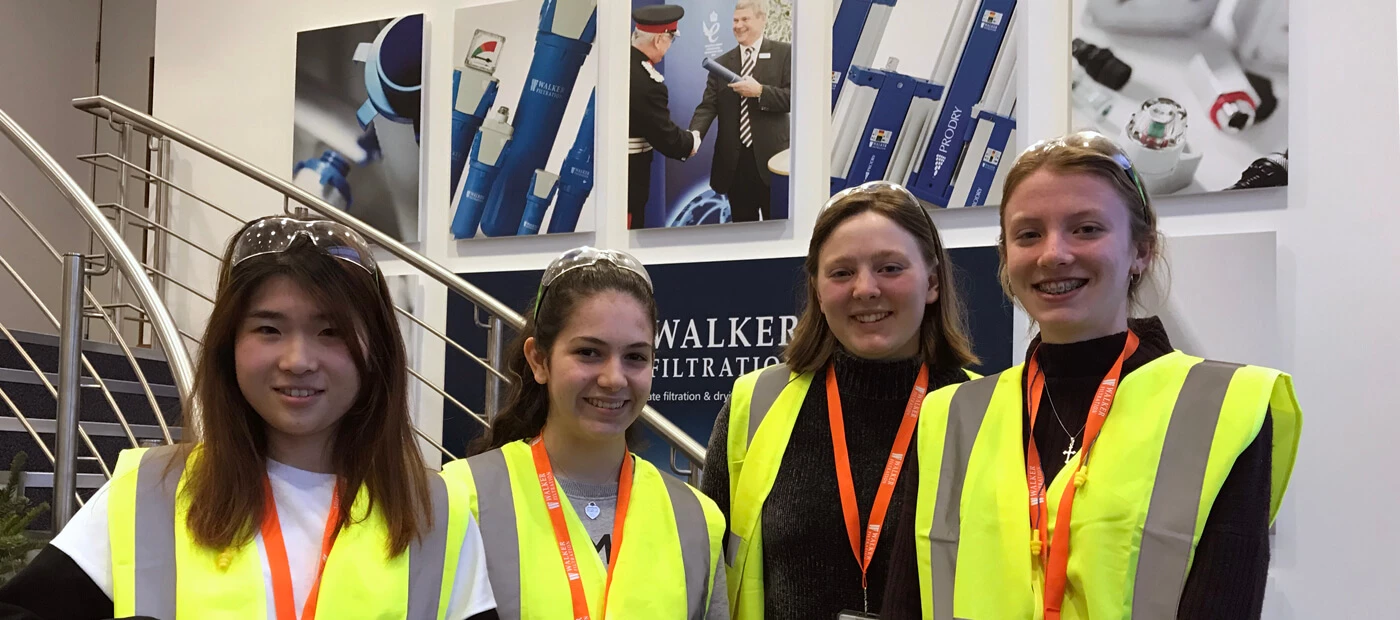 WALKER FILTRATION WELCOMES NEWCASTLE HIGH SCHOOL FOR GIRLS STUDENTS AS PART OF THE ENGINEERING EDUCATION SCHEME