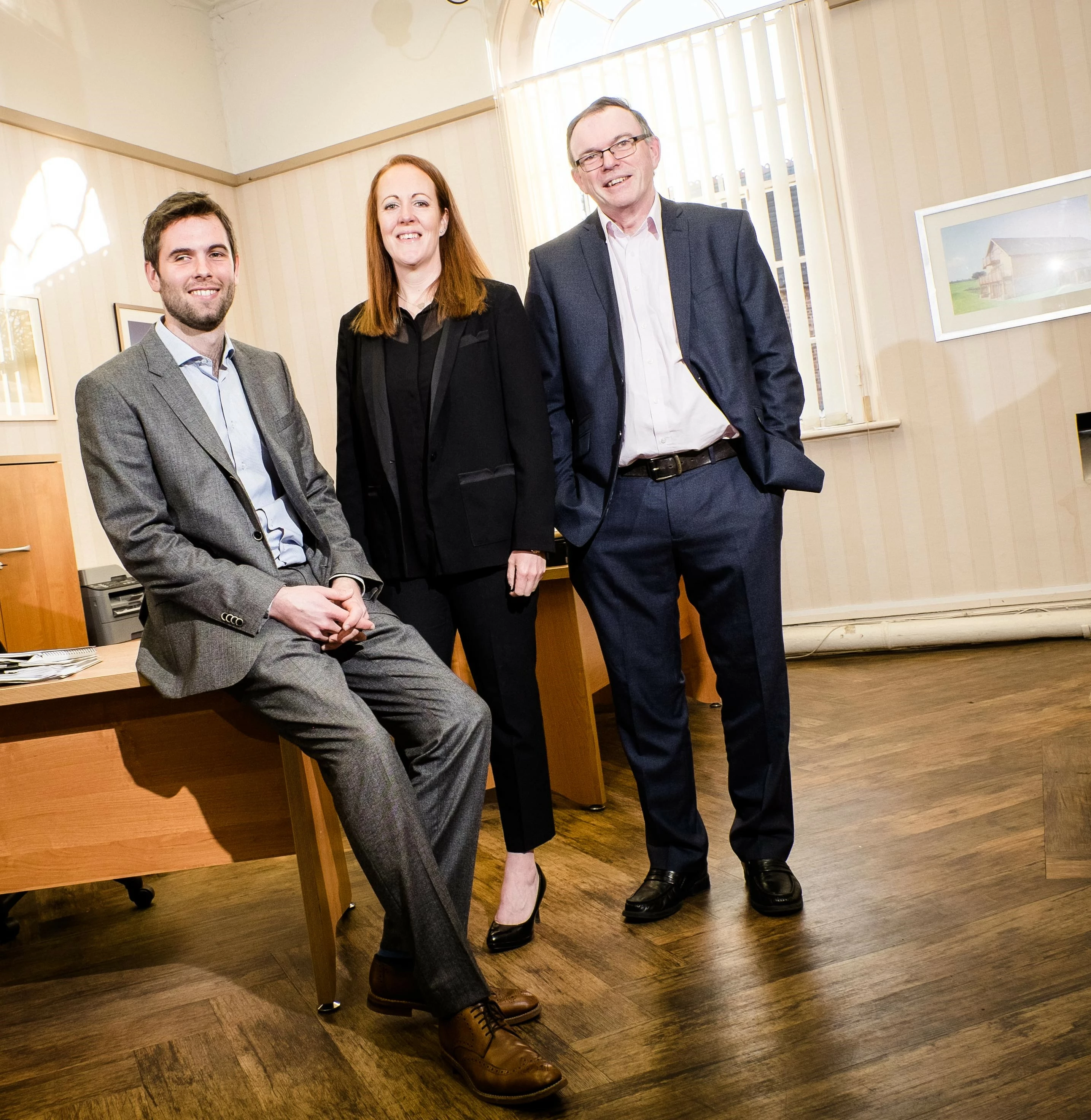 The three directors at Armsons: Jonathan Heath, Sally Walters and Stephen Fernie