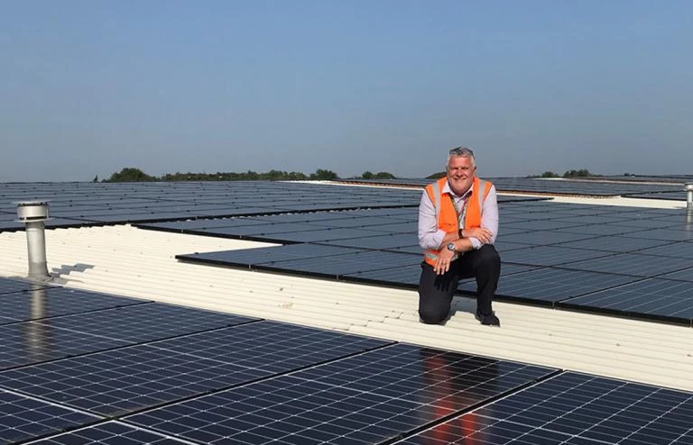 Stuart Wilson, Walker Filtration's Safety and Facilities Officer, was responsible for overseeing the solar installation