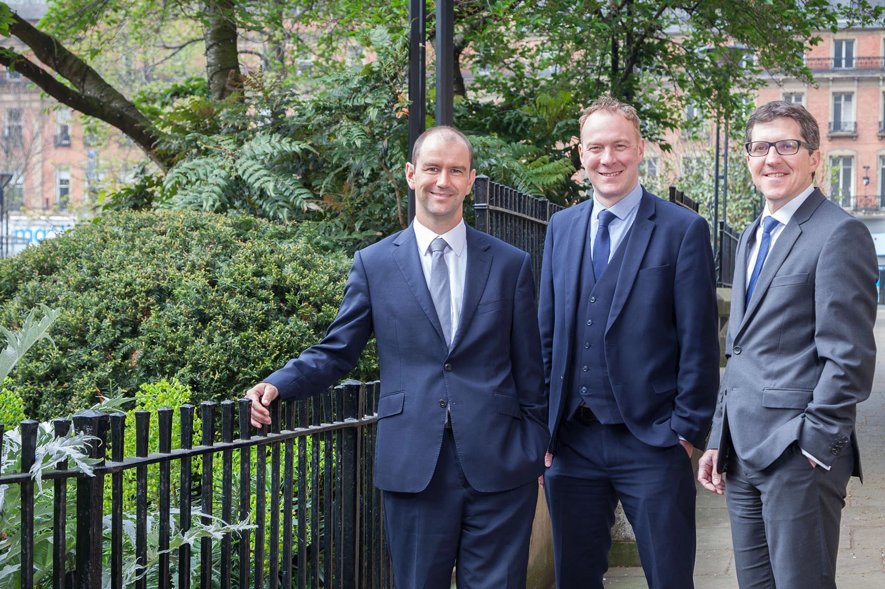 (Left to right) Paul Fouad and Alex Watkinson are welcomed to Taylor&Emmet's equity partnership by fellow member, Neil Riley. 