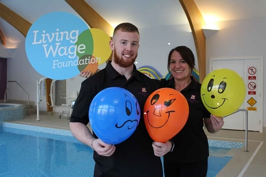 Harry Worrow and Elaine Wells, Healthy Living Advisors at Middleton Hall’s Spa