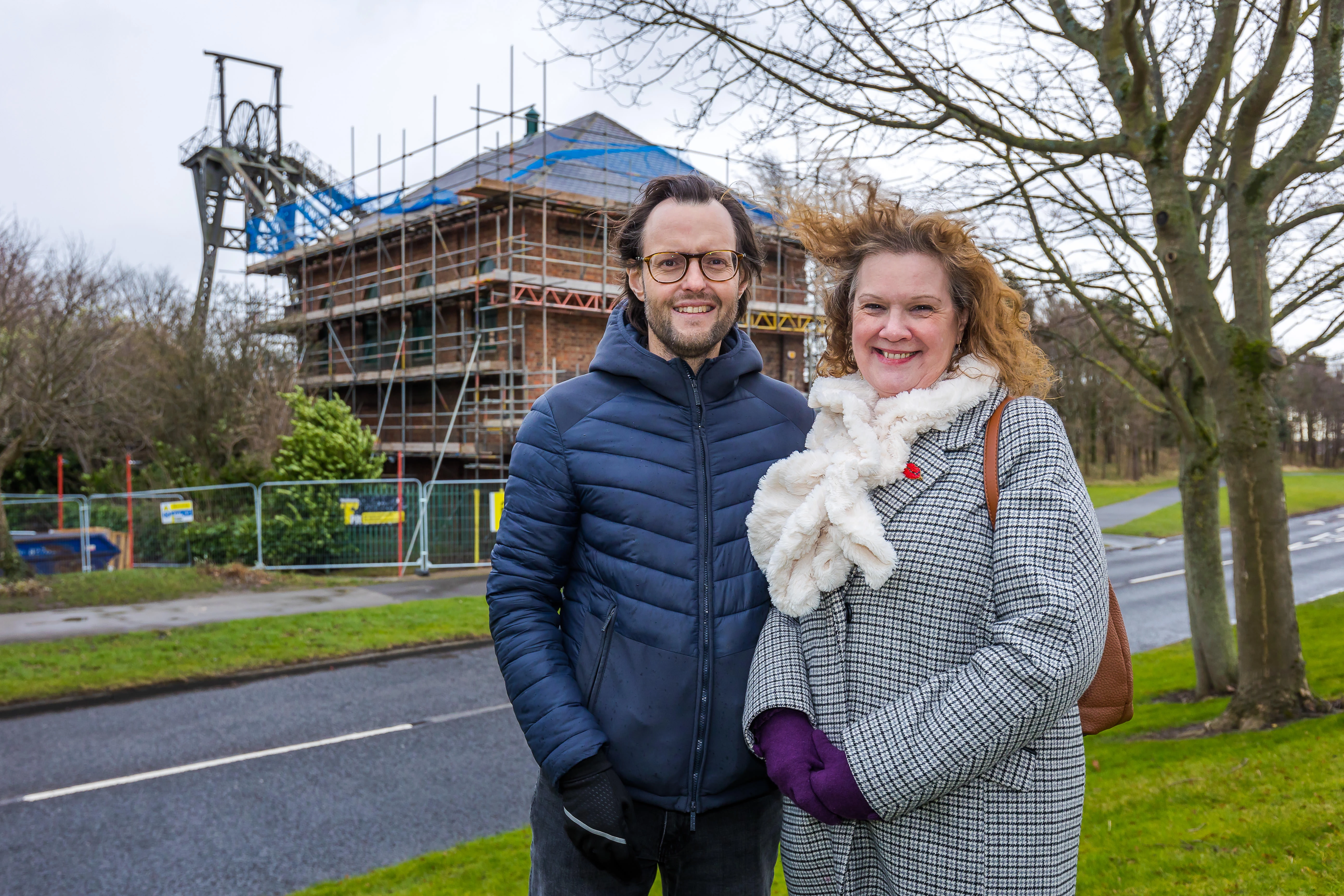 Mark Taylor, Sunderland City Council Principle Conservation Officer and Councillor Linda Williams, Cabinet Member for Vibrant City.