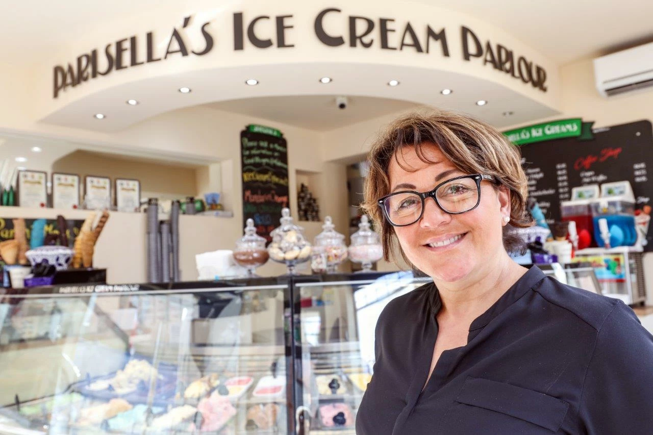 Carrie Parisella of Parisella's Ice Cream Parlour