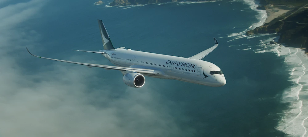 A Cathay Pacific Airbus A350-900